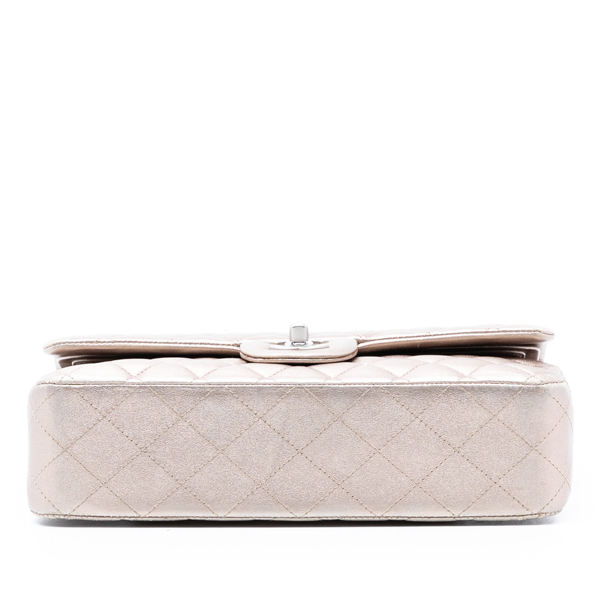 Chanel Medium Classic Metallic Lambskin Double Flap - image 3