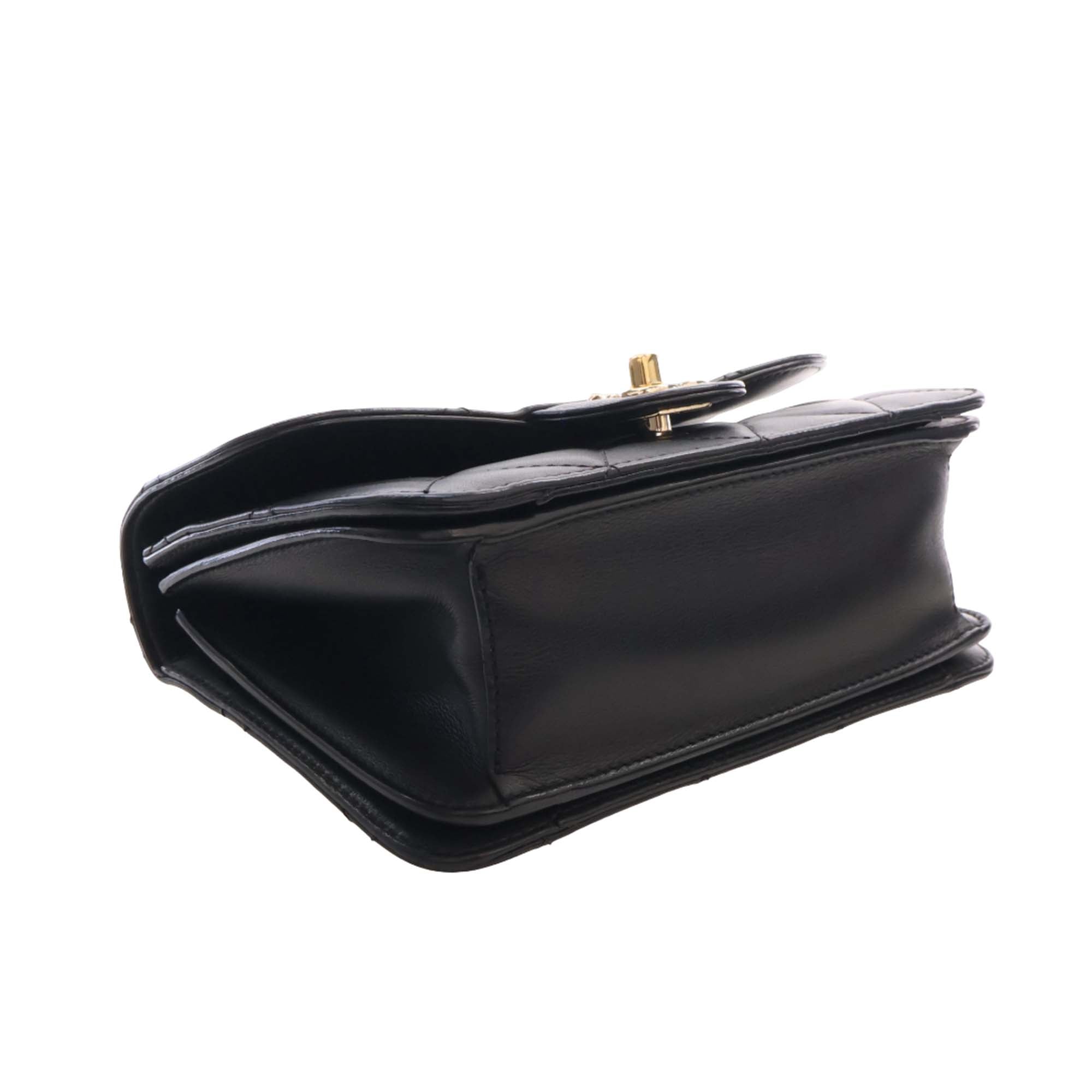 Chanel Mini Quilted Lambskin Top Handle Flap - image 10