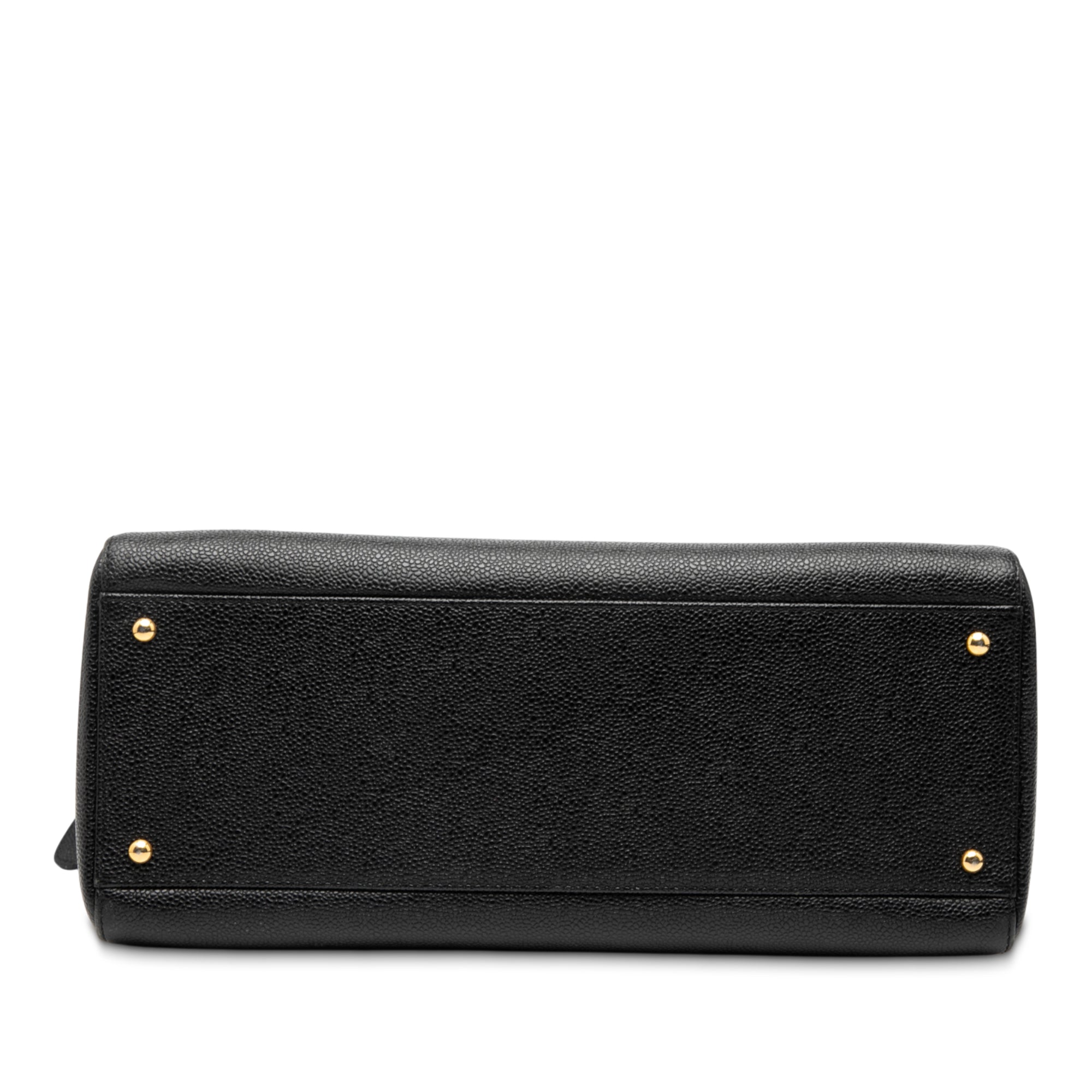 Chanel CC Caviar Front Pocket Chain Tote - image 3