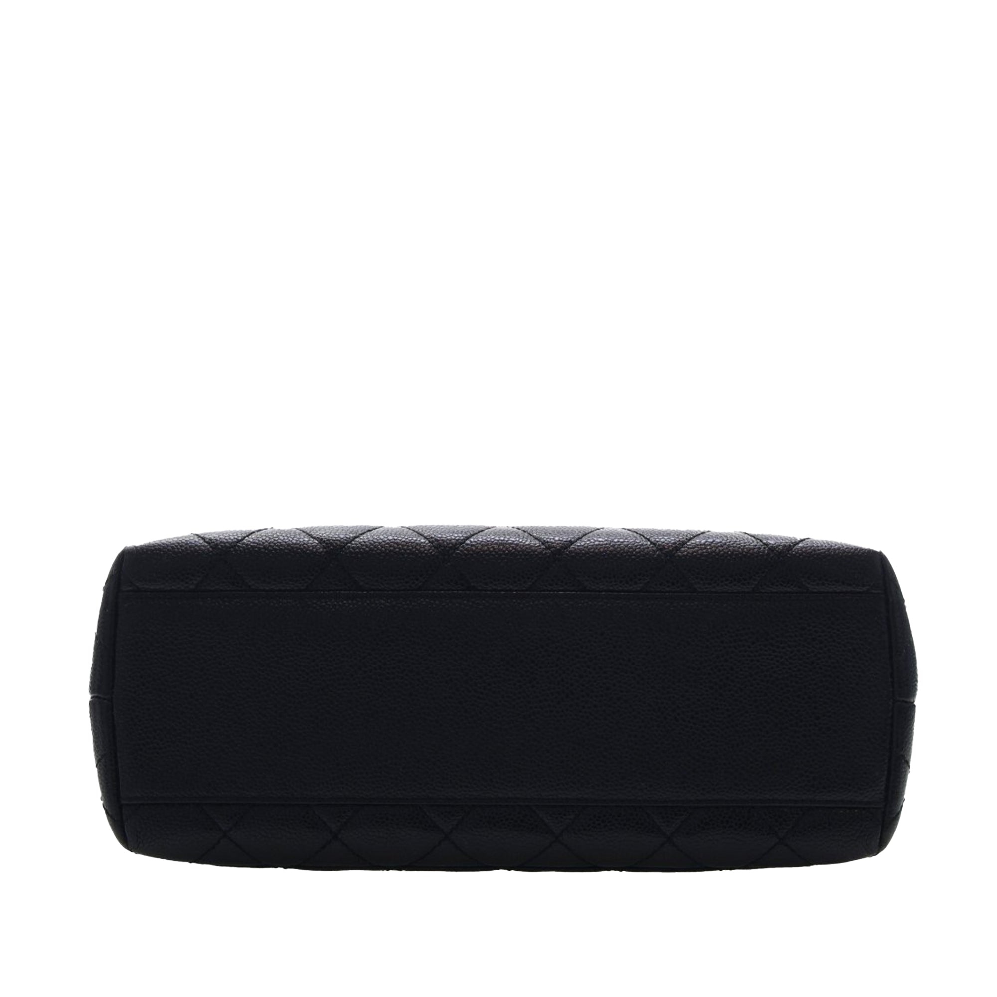 Chanel CC Quilted Caviar Kelly Top Handle Bag - image 7