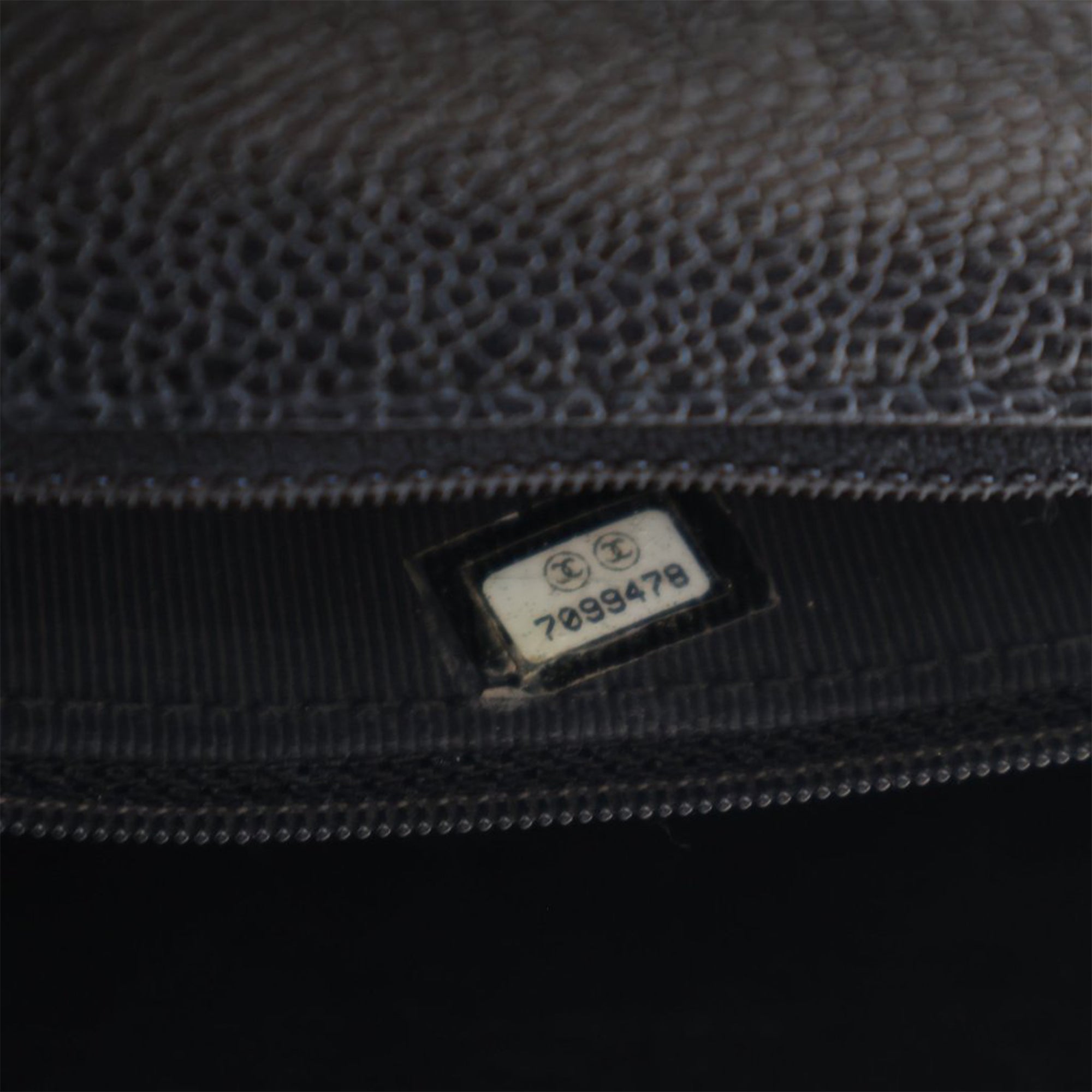 Chanel CC Quilted Caviar Kelly Top Handle Bag - image 9