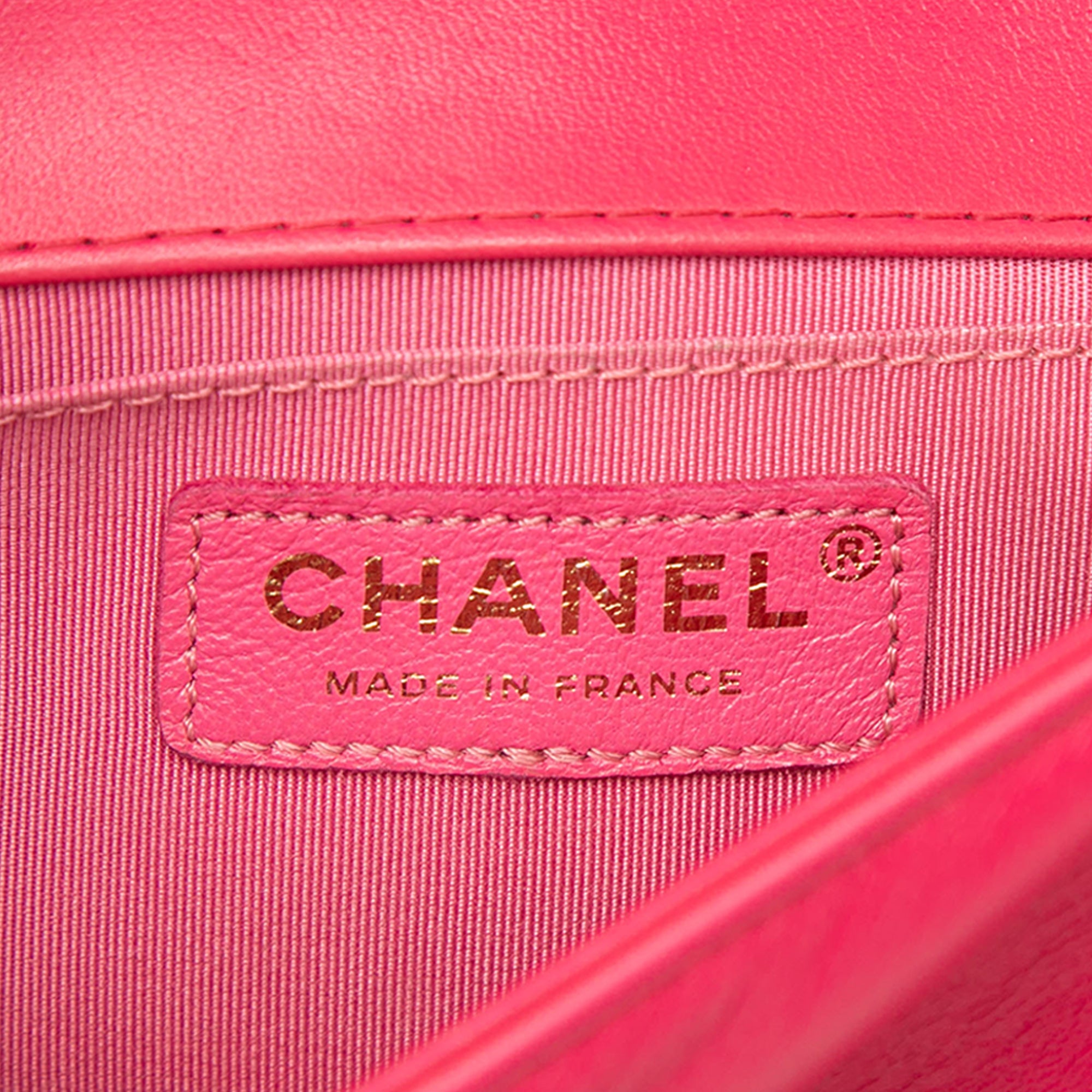 Chanel Mini Quilted Tweed and Lambskin Boy Flap - image 5