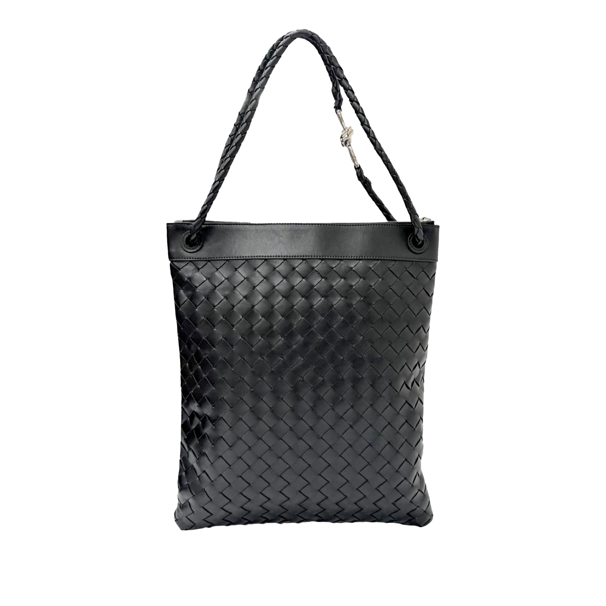 Bottega Veneta Nappa Intrecciato Andiamo Flat Messenger Bag - image 1
