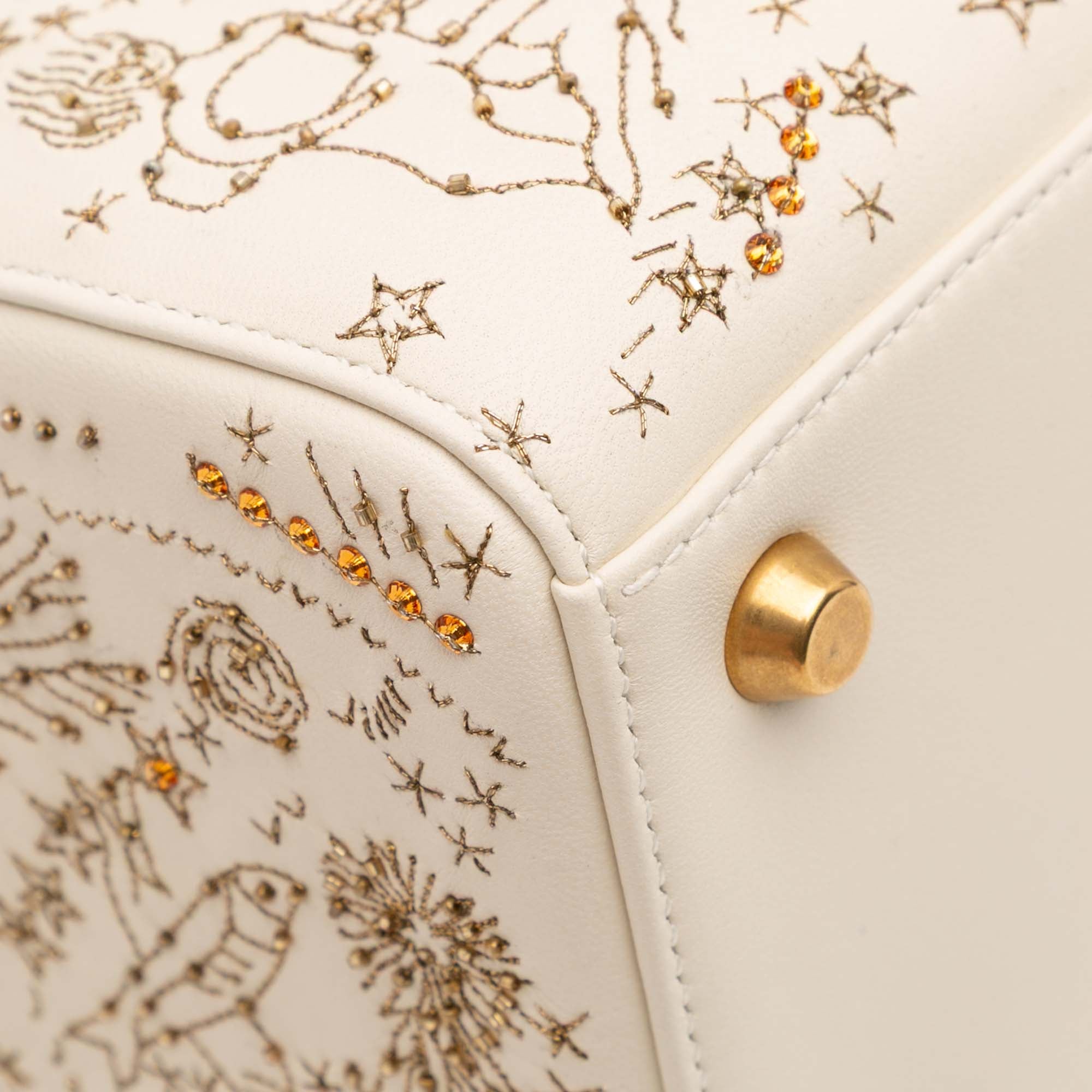 Dior Medium Calfskin Embroidered Astrology Lady Dior - image 7