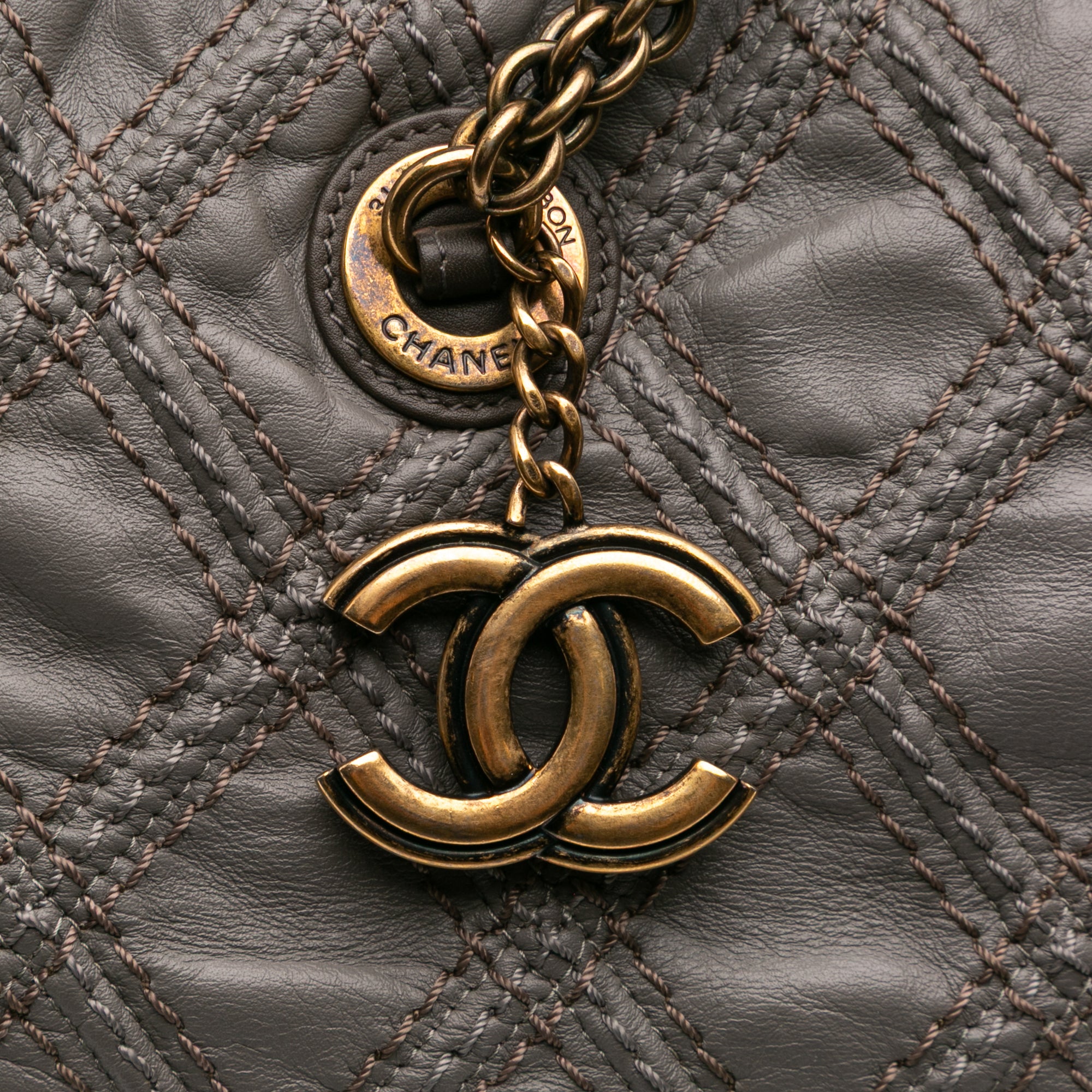 Chanel CC Quilted Calfskin Triptych Tote - image 7