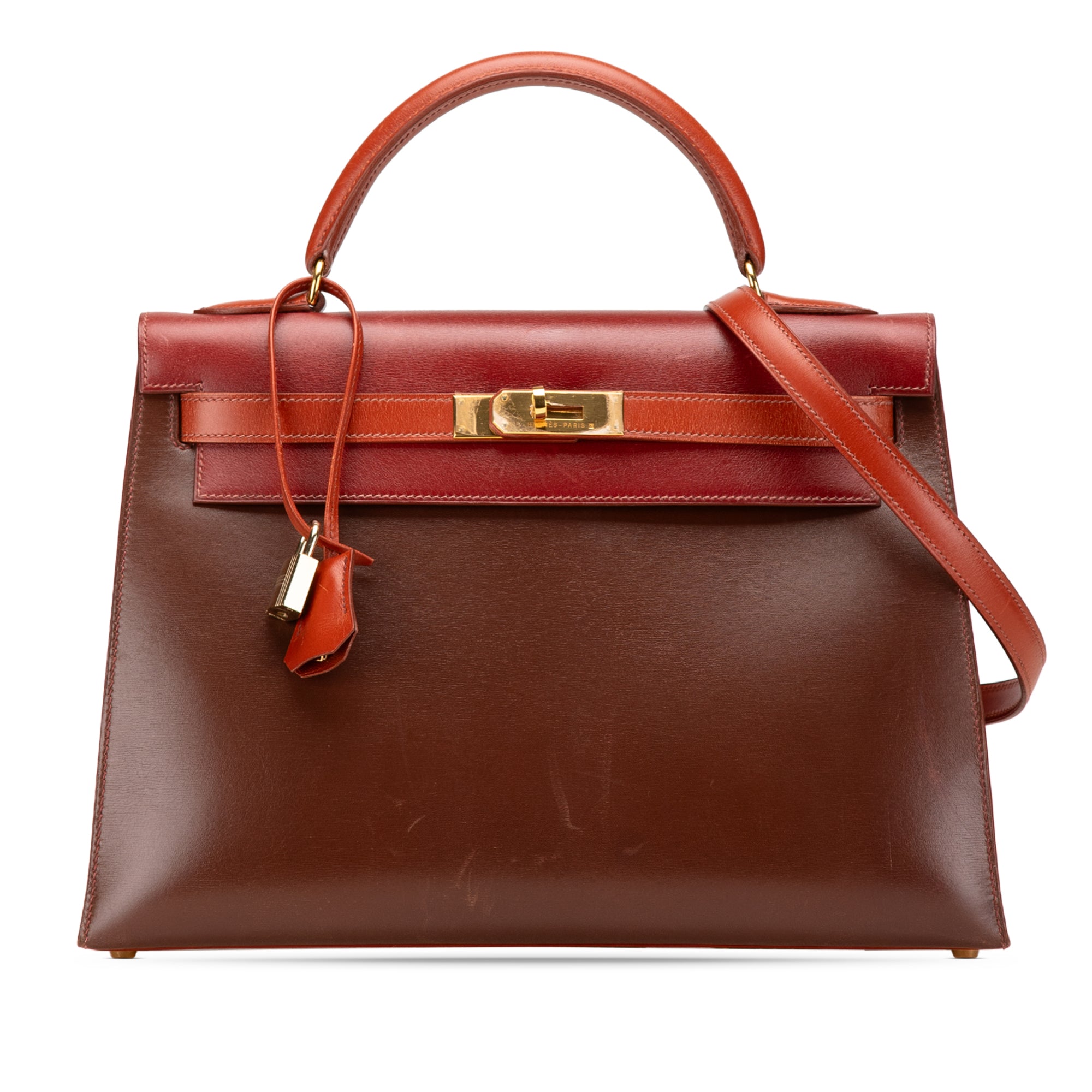 Hermès Tricolor Box Calf Kelly Sellier 32 - image 1