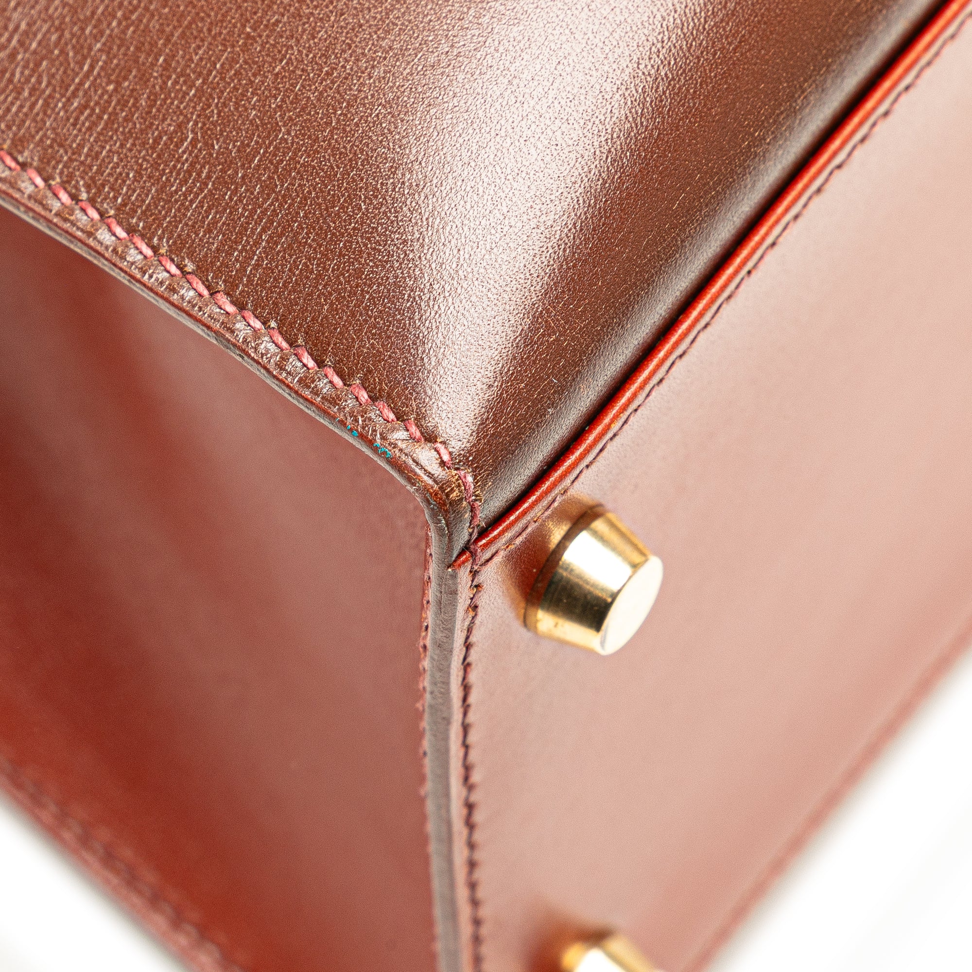 Hermès Tricolor Box Calf Kelly Sellier 32 - image 13