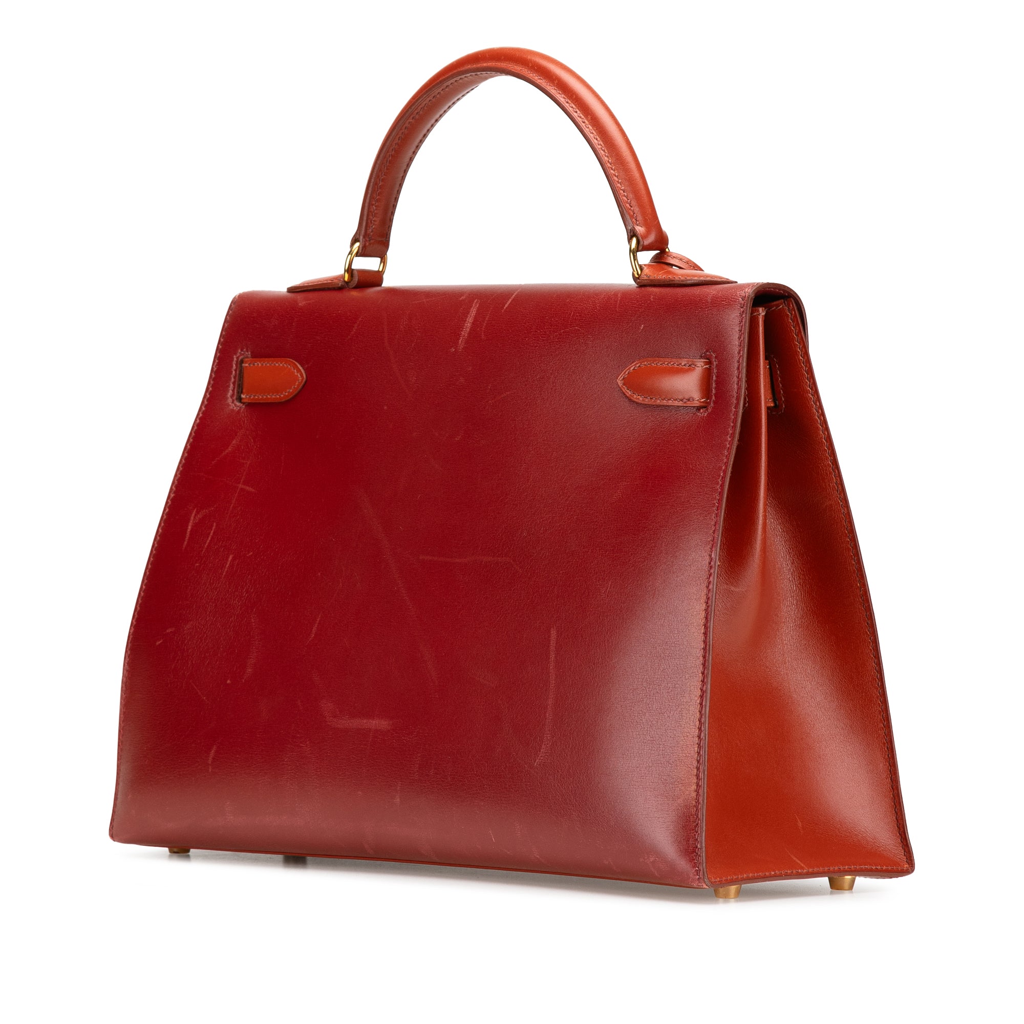 Hermès Tricolor Box Calf Kelly Sellier 32 - image 2