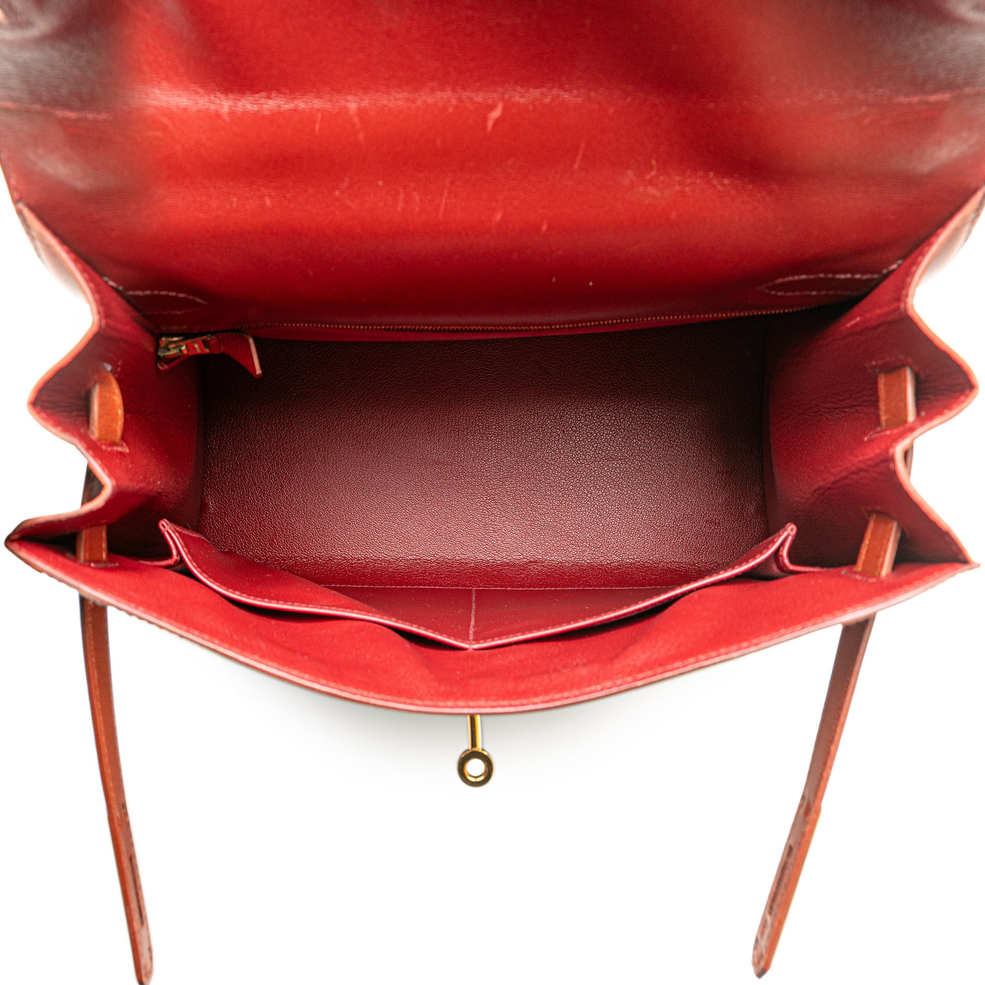 Hermès Tricolor Box Calf Kelly Sellier 32 - image 4