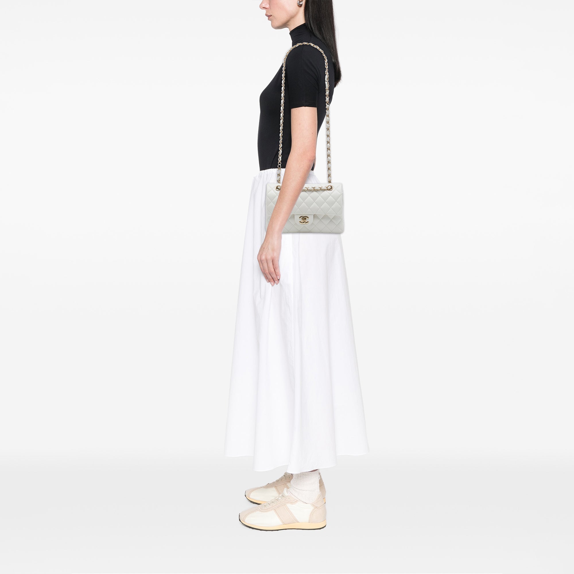 Chanel Small Classic Caviar Double Flap - image 6