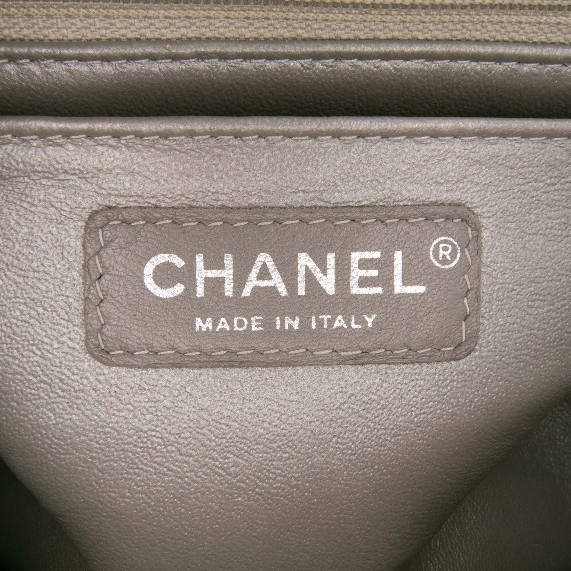 Chanel Mini Square Classic Chevron Iridescent Lambskin Single Flap - image 5