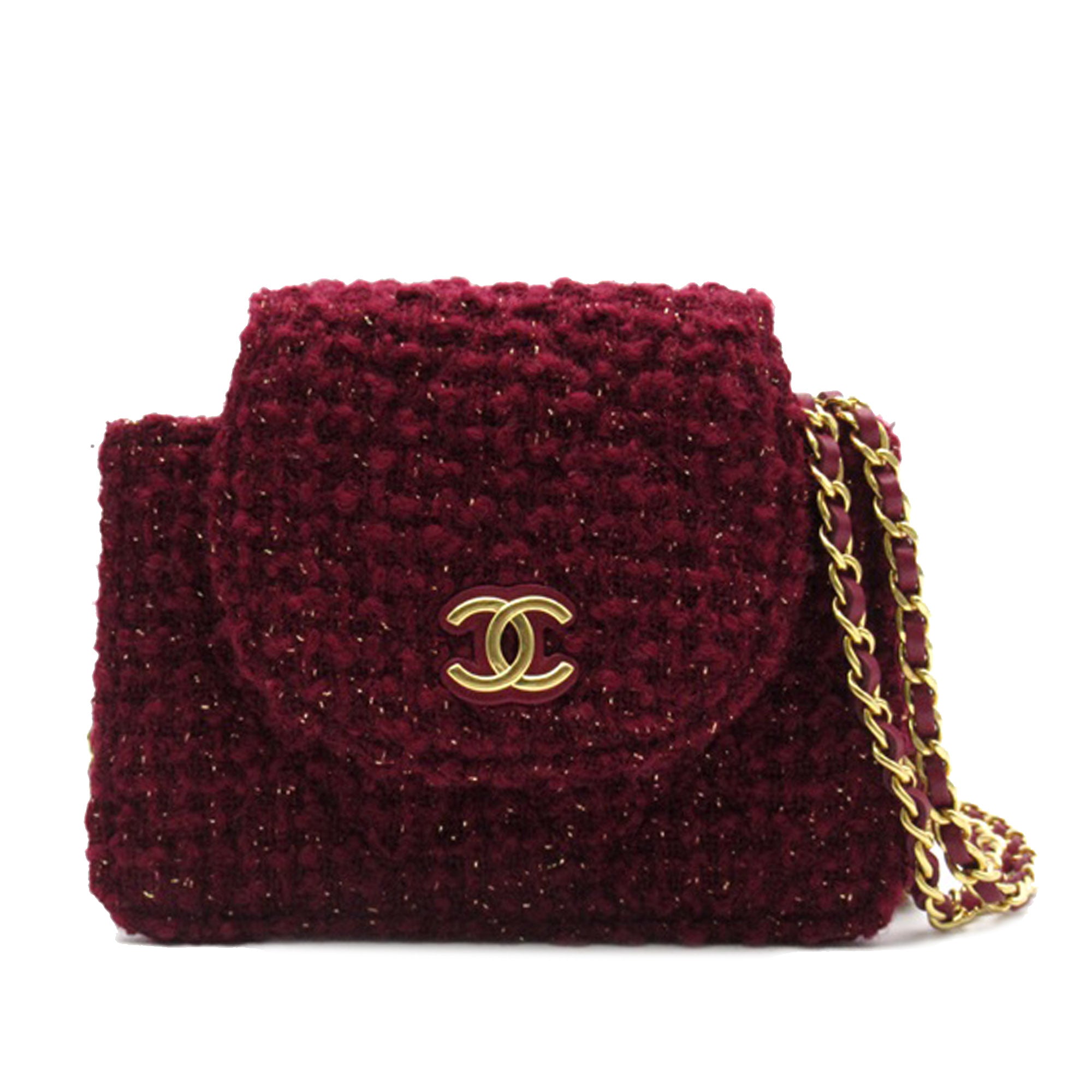 Chanel CC Tweed Crossbody - image 1