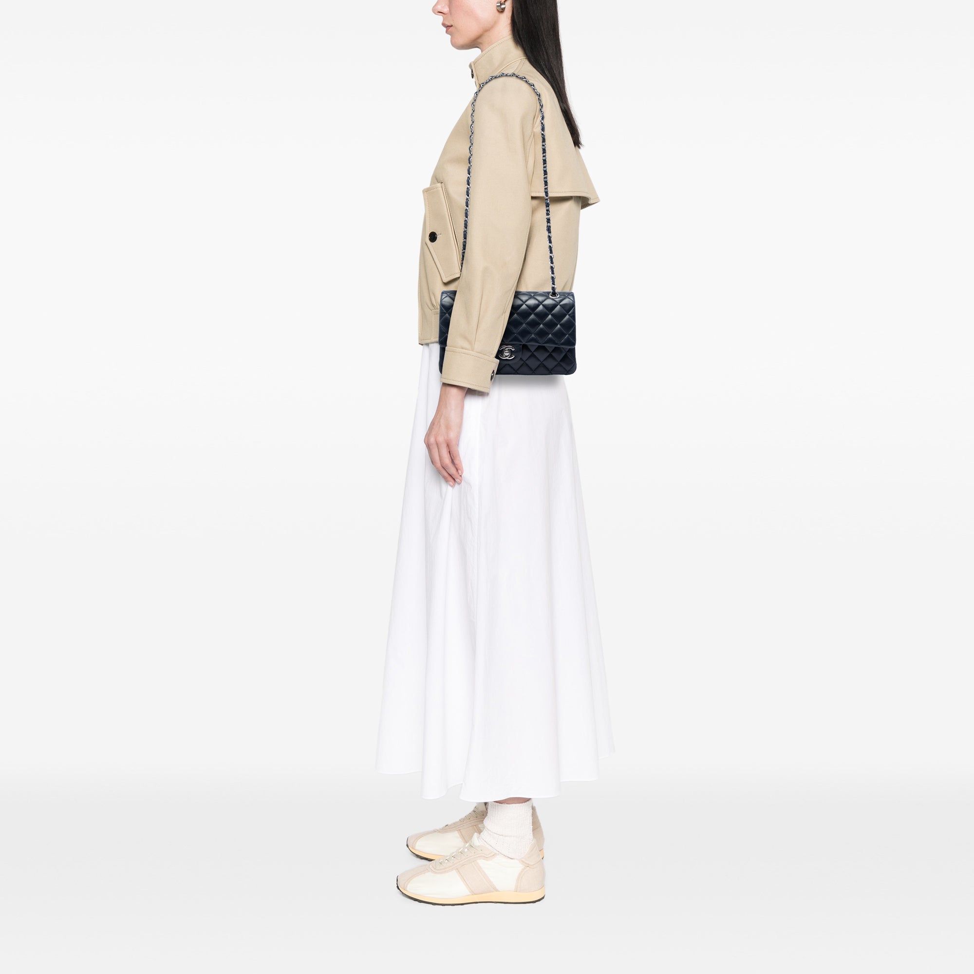 Chanel Medium Classic Lambskin Double Flap - image 5