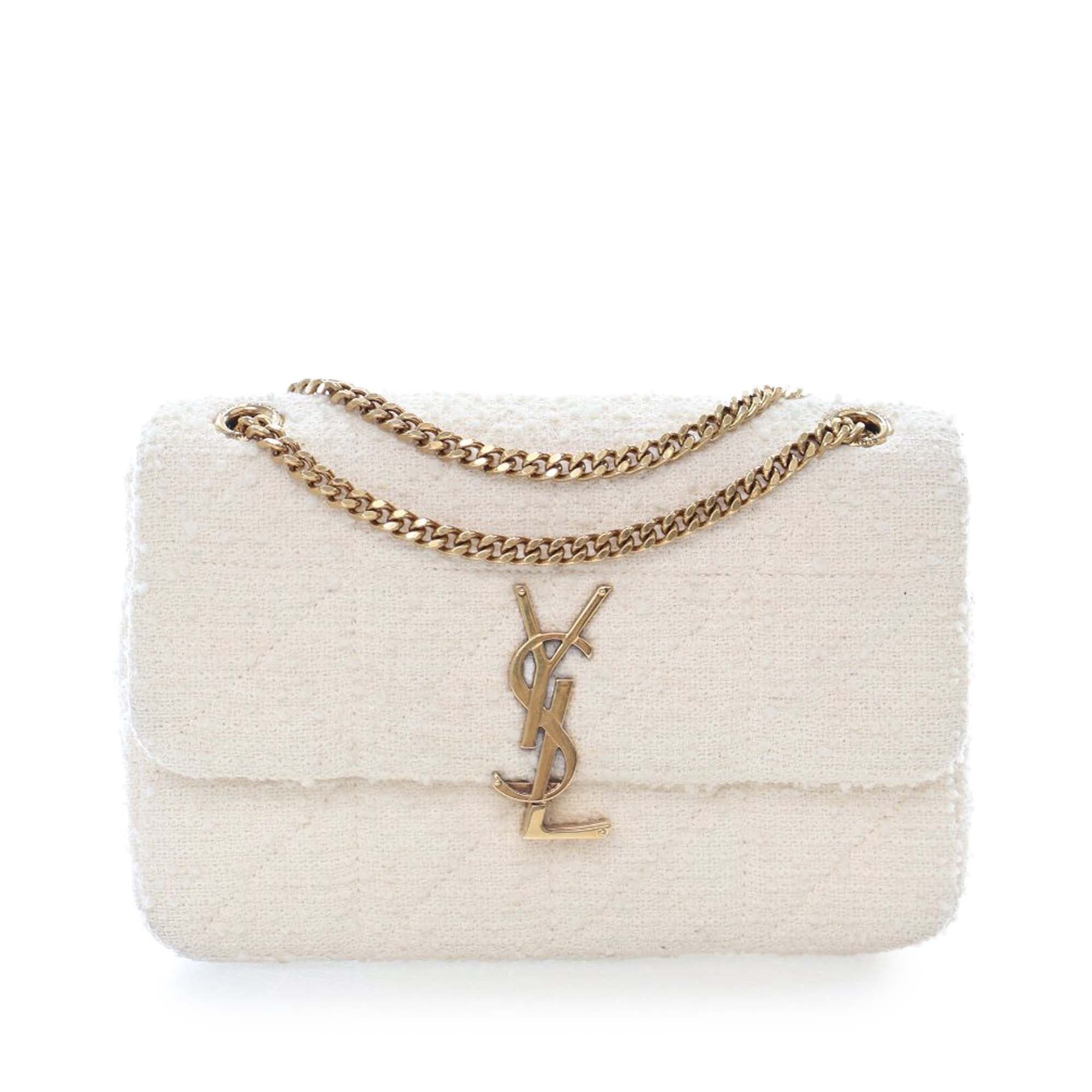 Saint Laurent Medium Boucle Tweed Patchwork Jamie Shoulder Bag - image 1