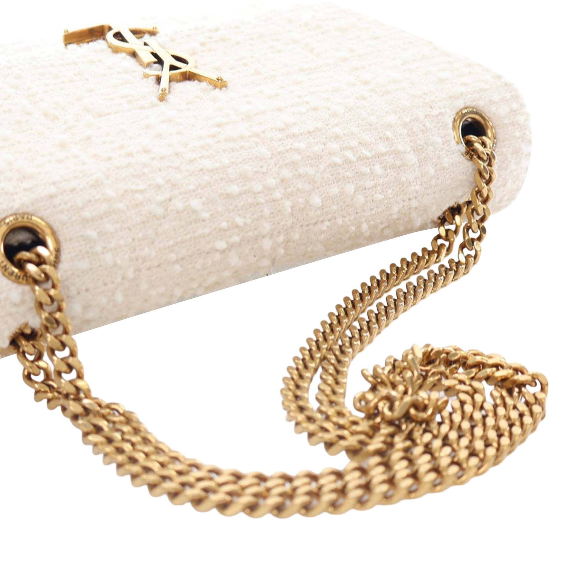 Saint Laurent Medium Boucle Tweed Patchwork Jamie Shoulder Bag - image 14