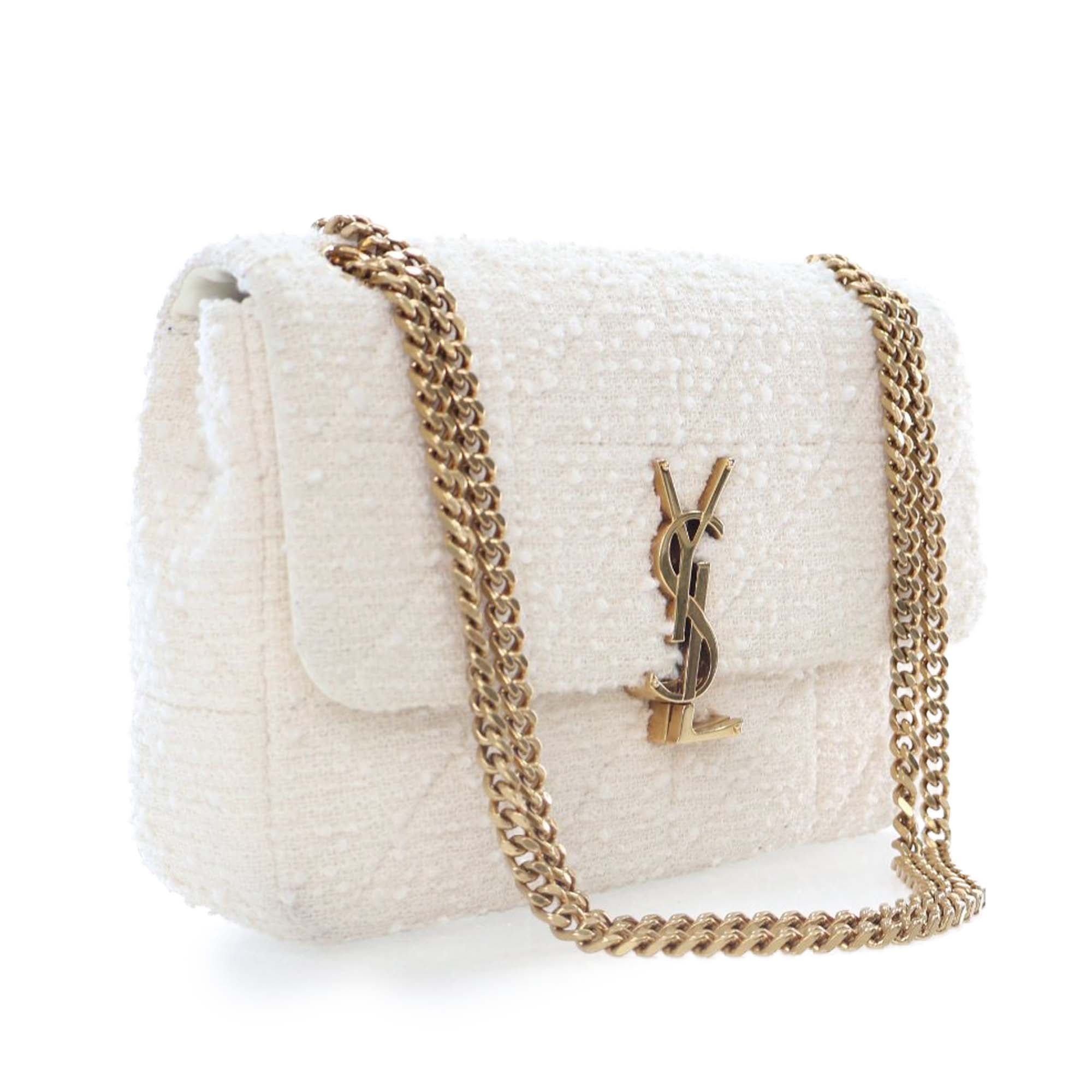 Saint Laurent Medium Boucle Tweed Patchwork Jamie Shoulder Bag - image 2
