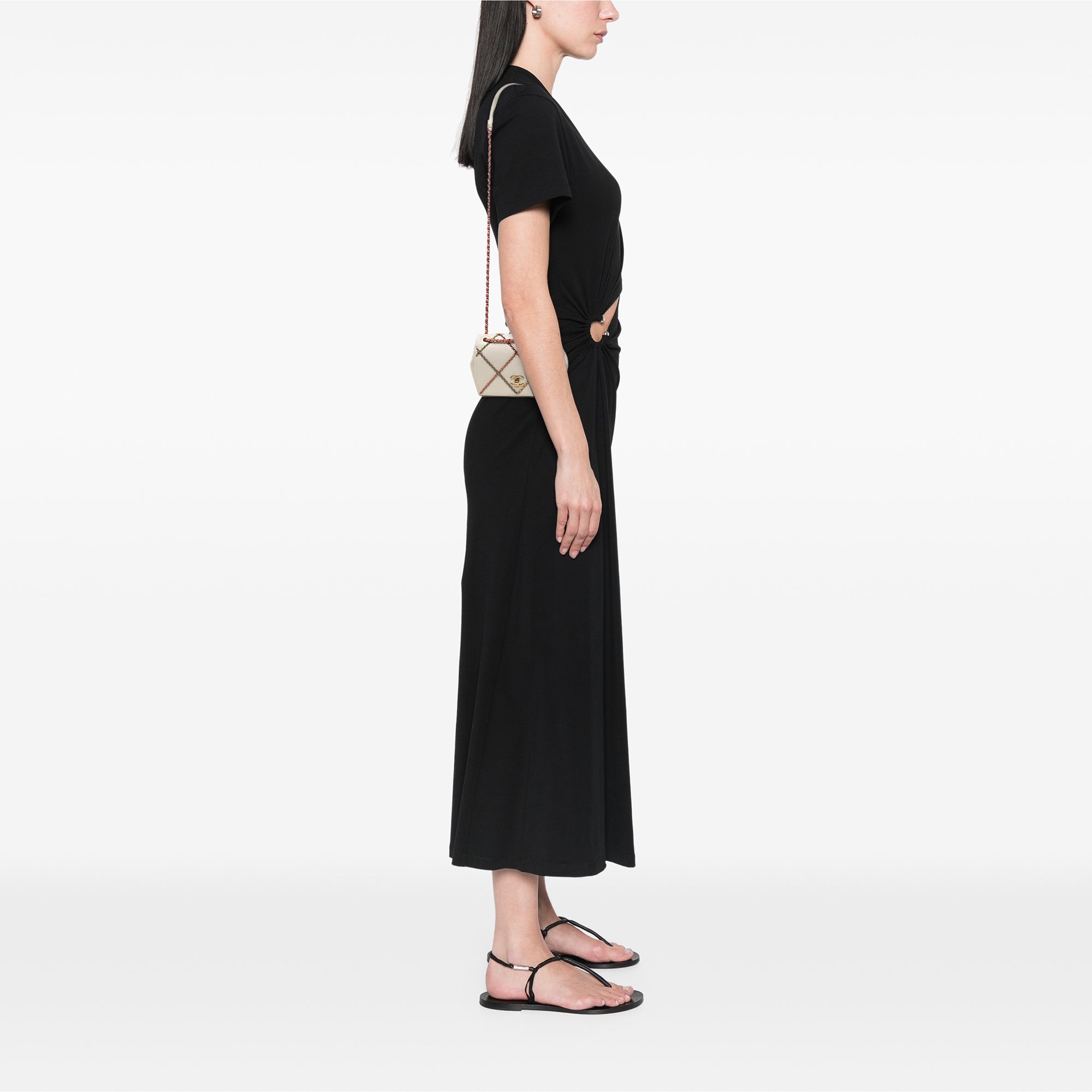 Chanel Small Lambskin Entwined Chain Flap - image 7