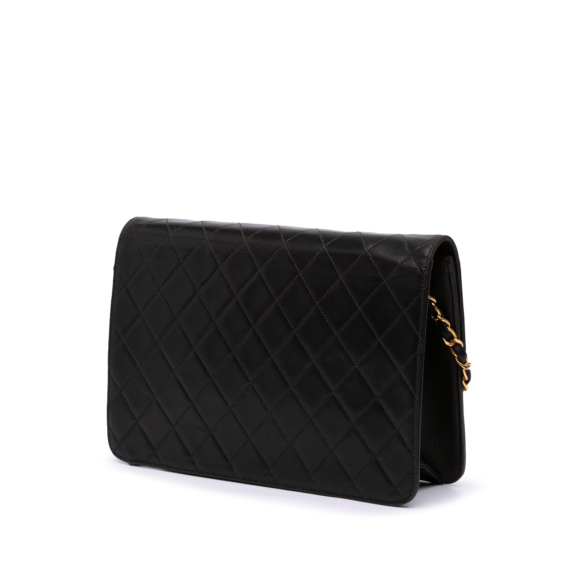 Chanel Medium CC Quilted Lambskin Single Flap - image 2