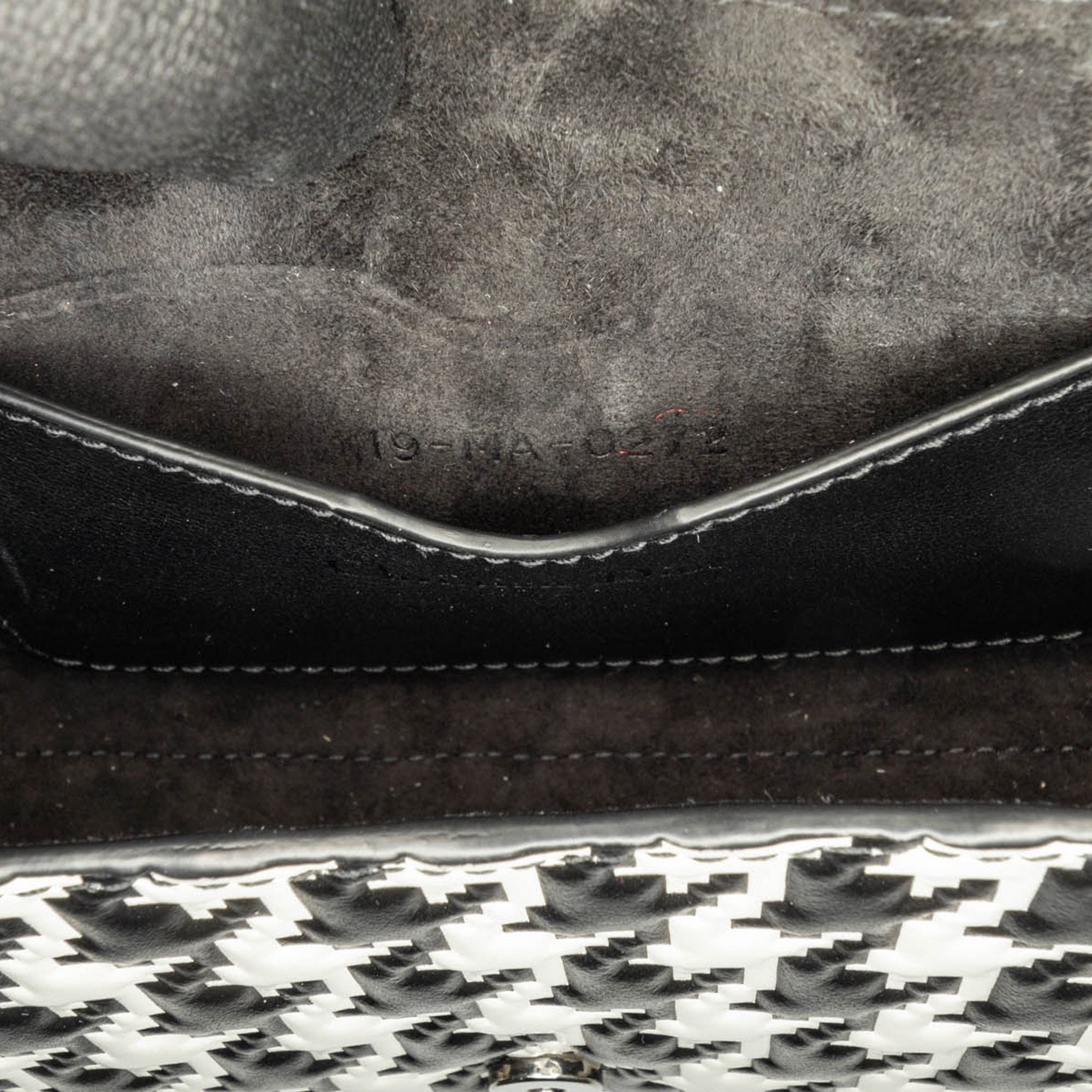Dior Embossed Calfskin Houndstooth Bobby East West Crossbody - image 5