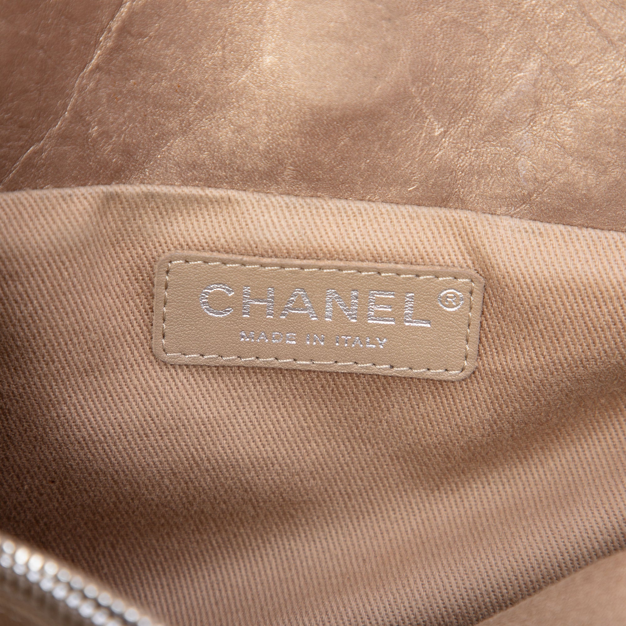 Chanel Quilted Metallic Aged Calfskin Reissue 2.55 Tote - image 5