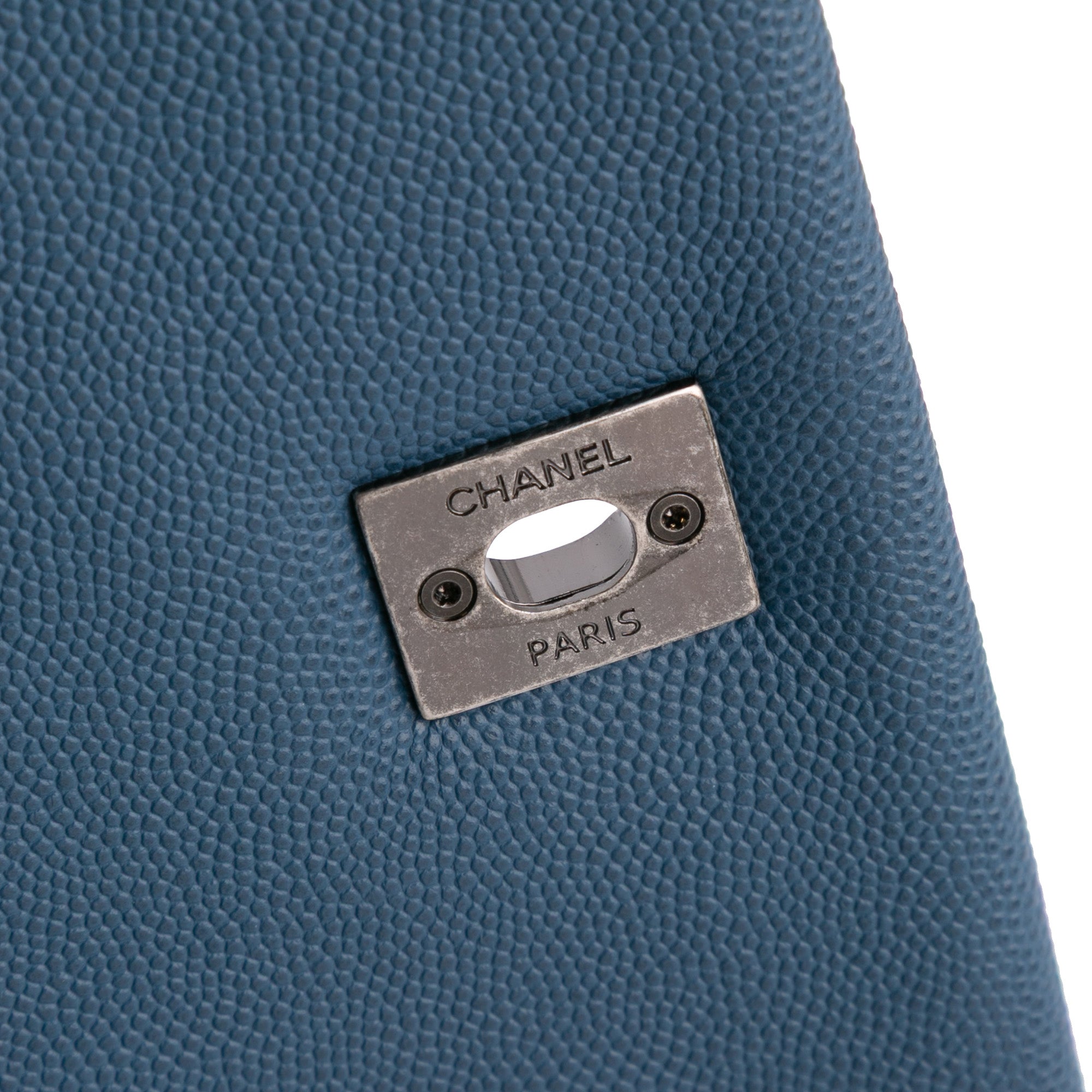 Chanel Large Caviar Coco Top Handle Bag - image 9