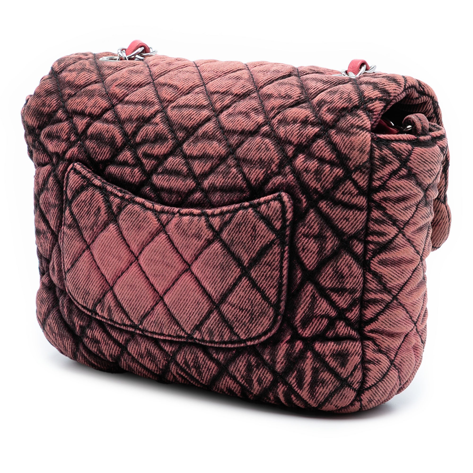 Chanel Small Square CC Quilted Denimpression Single Flap - image 2