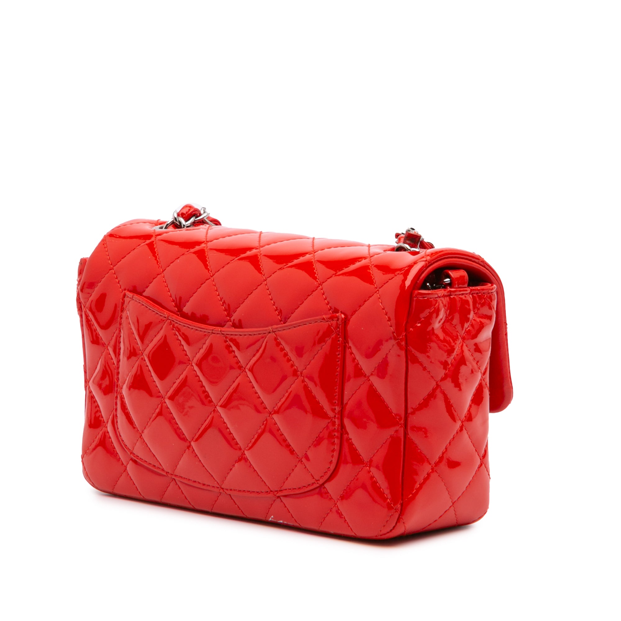 Chanel Mini Rectangular Classic Patent Single Flap - image 2