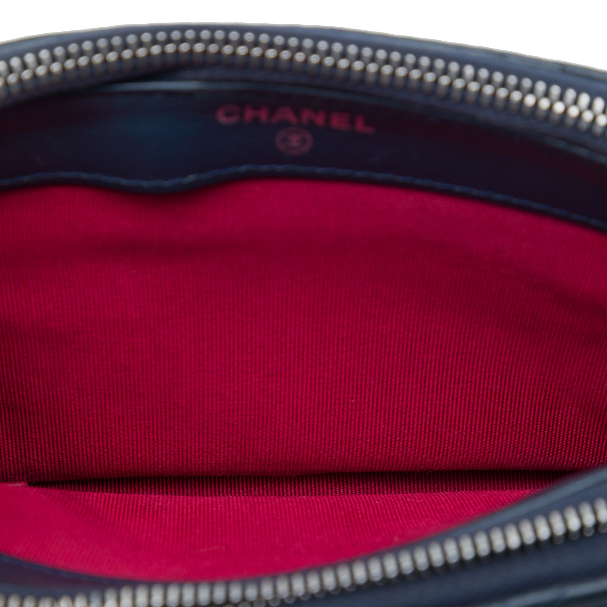 Chanel Bicolor Aged Calfskin Gabrielle Double Zip Clutch with Chain - image 4
