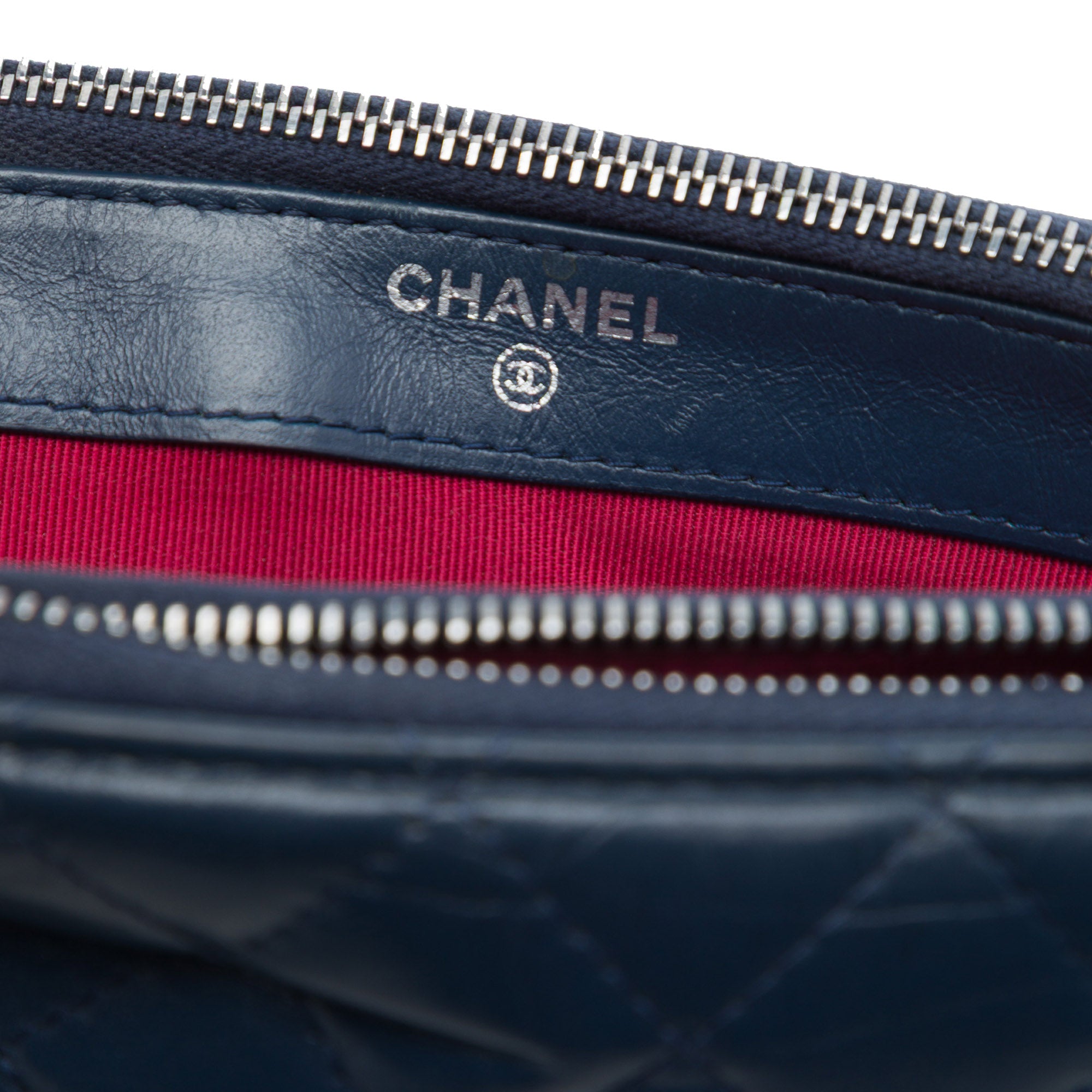 Chanel Bicolor Aged Calfskin Gabrielle Double Zip Clutch with Chain - image 5
