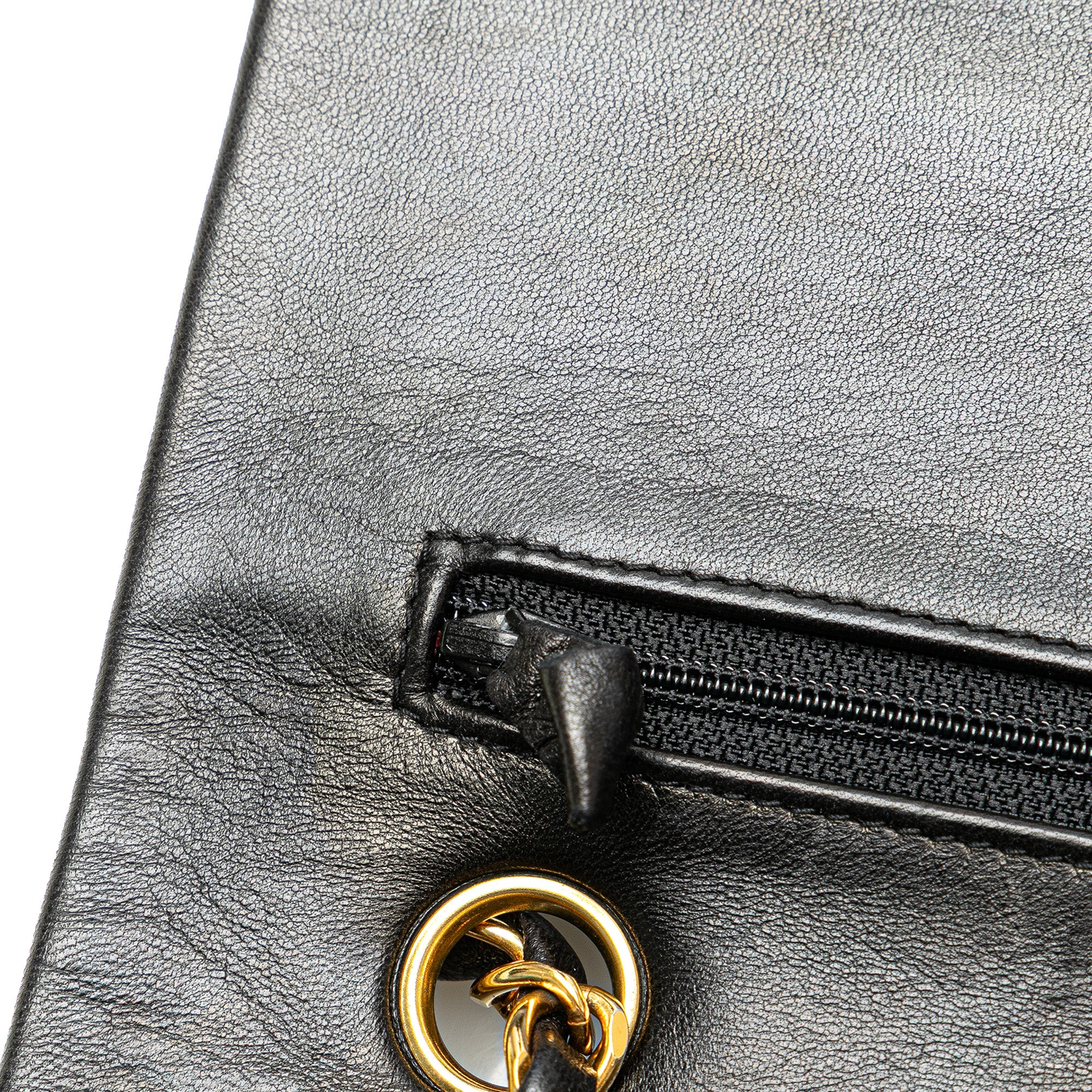 Chanel Medium Classic Lambskin Double Flap - image 10
