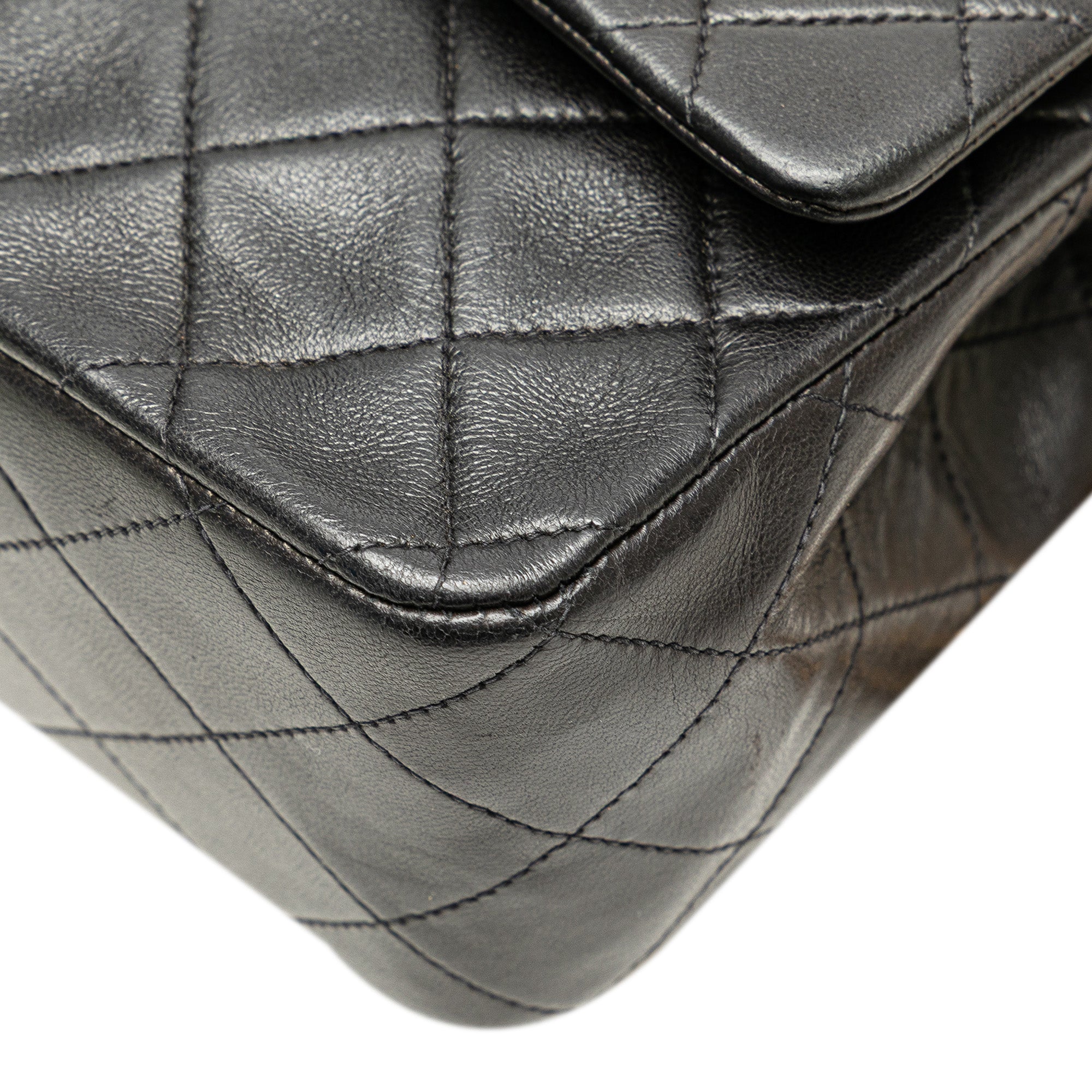 Chanel Medium Classic Lambskin Double Flap - image 11