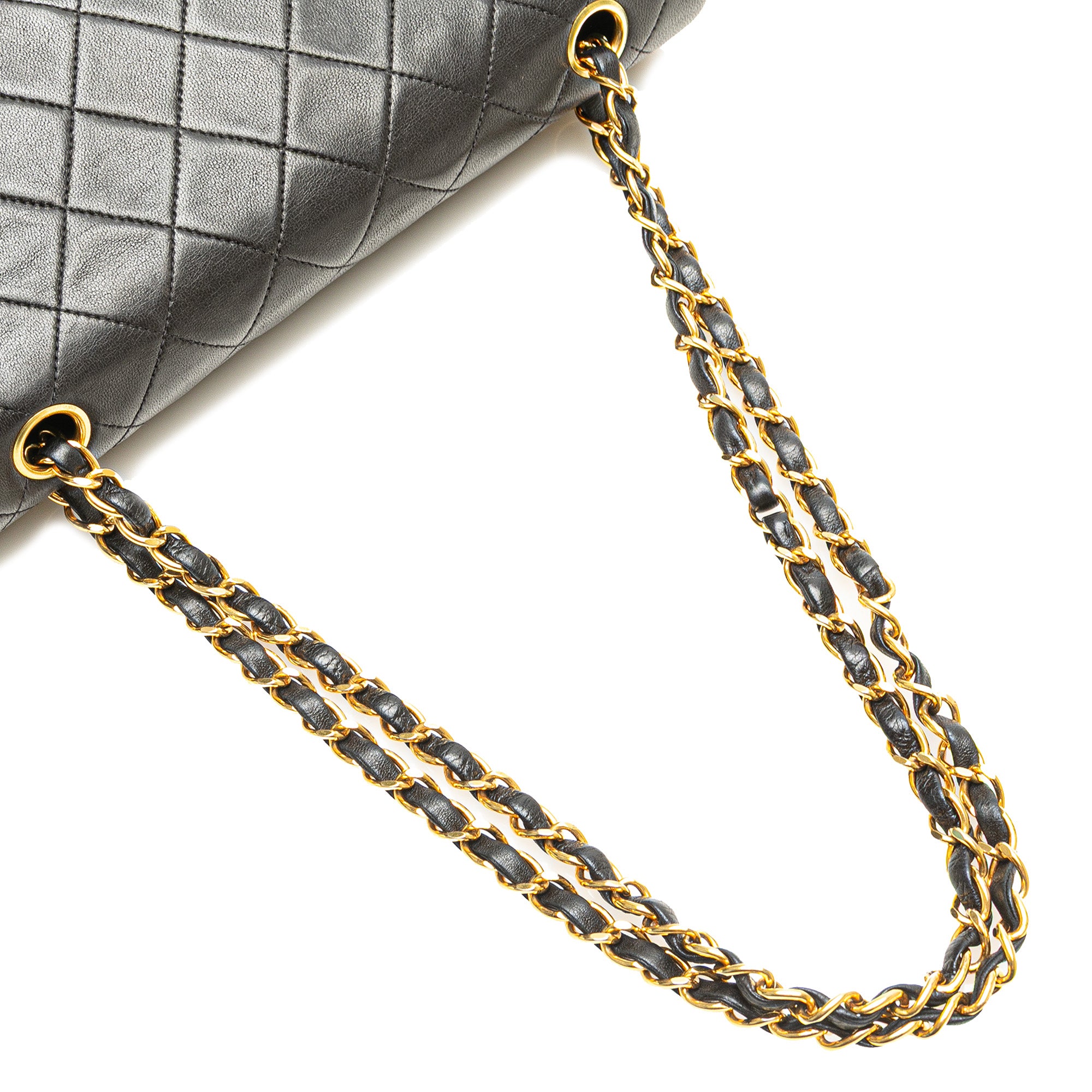 Chanel Medium Classic Lambskin Double Flap - image 13