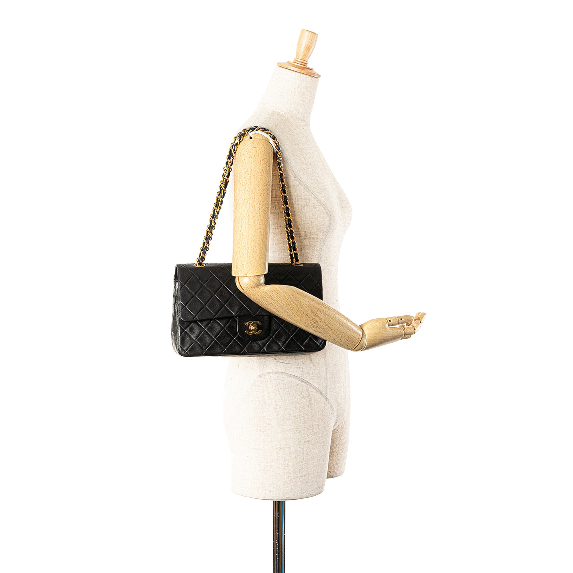 Chanel Medium Classic Lambskin Double Flap - image 14