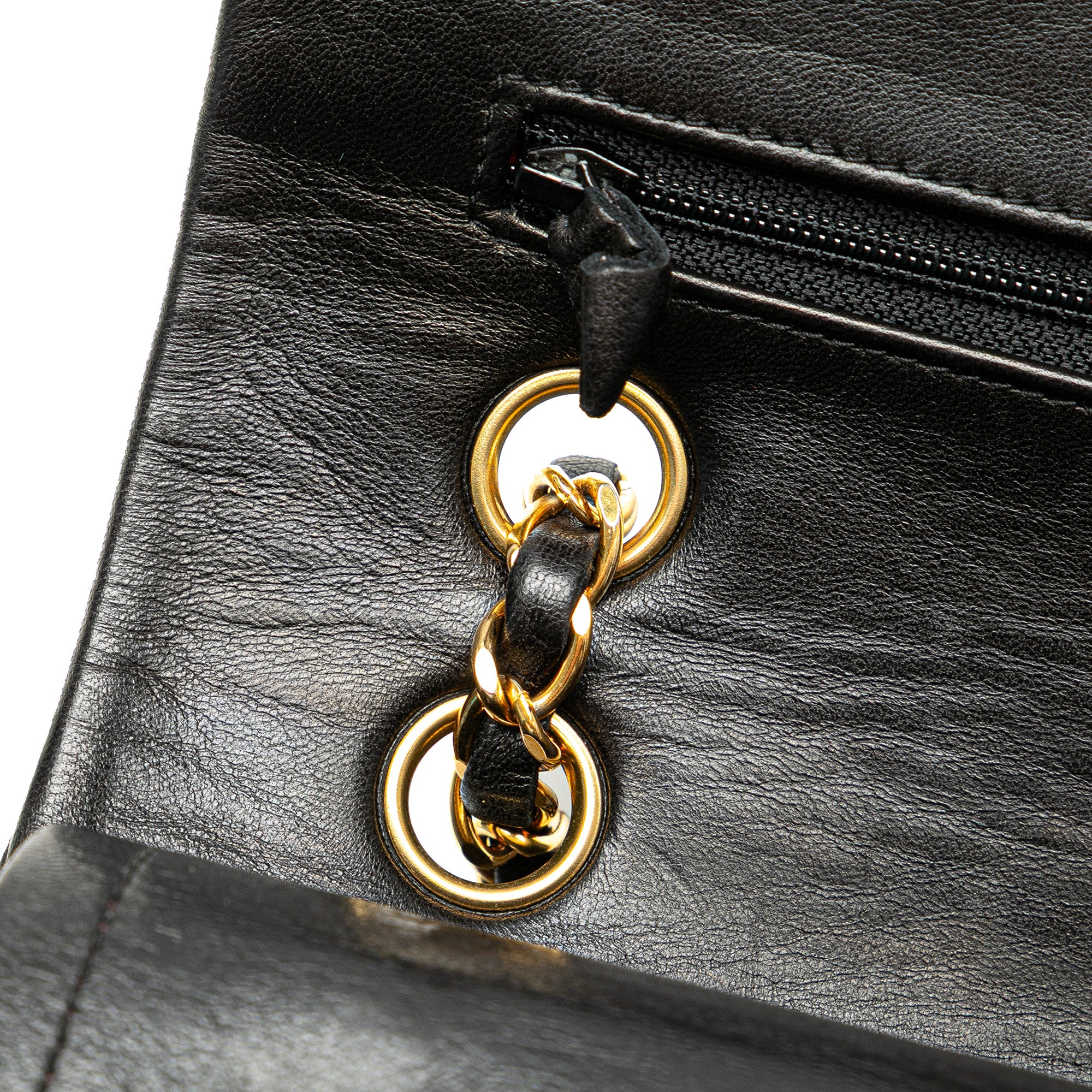 Chanel Medium Classic Lambskin Double Flap - image 9