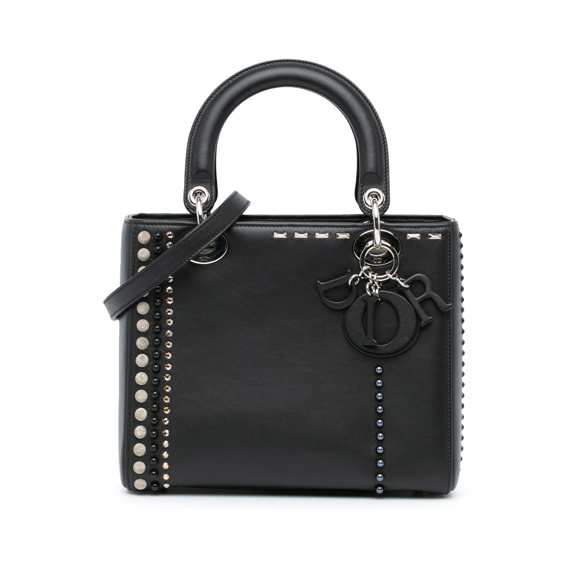 Dior Medium Studded Calfskin Lady Dior - image 1