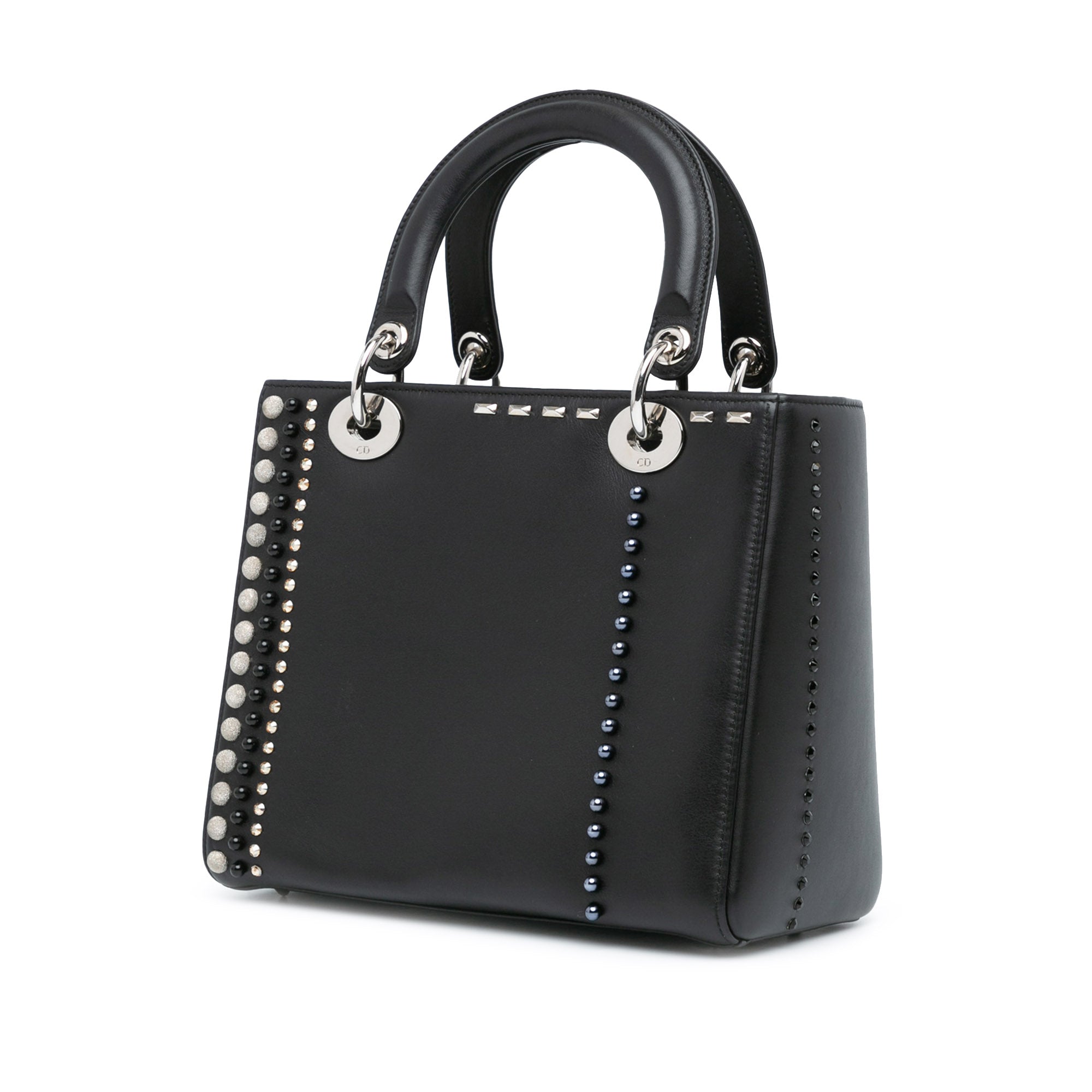 Dior Medium Studded Calfskin Lady Dior - image 2