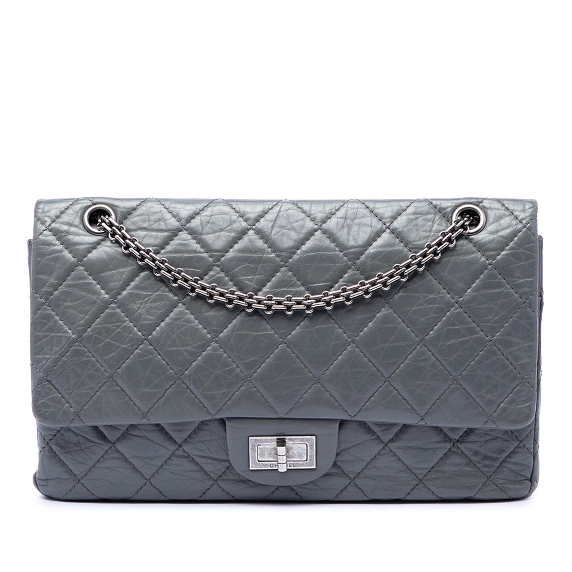 Chanel Quilted Aged Calfskin Reissue 2.55 Double Flap 227 - image 1