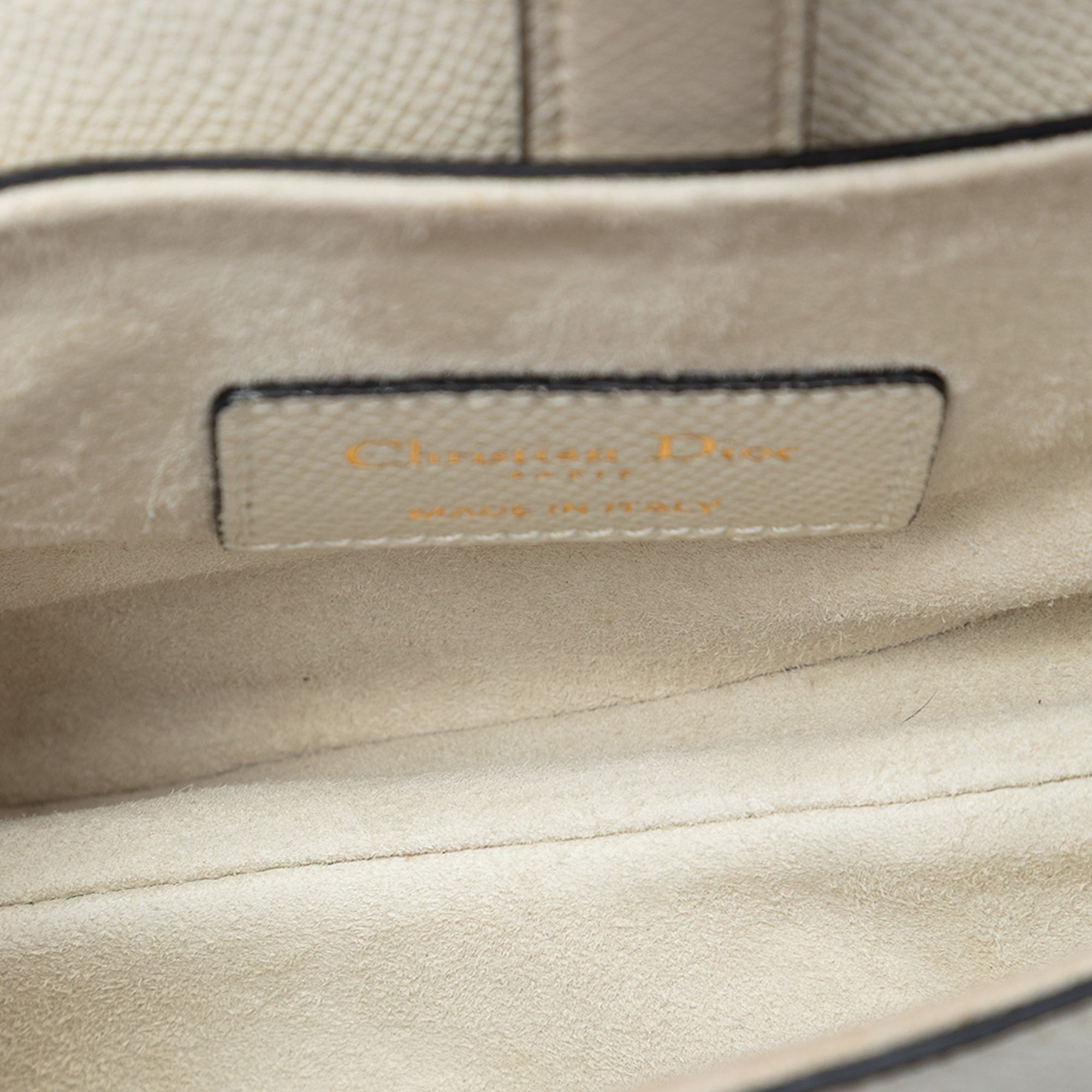 Dior Mini Grained Calfskin Saddle Bag - image 4