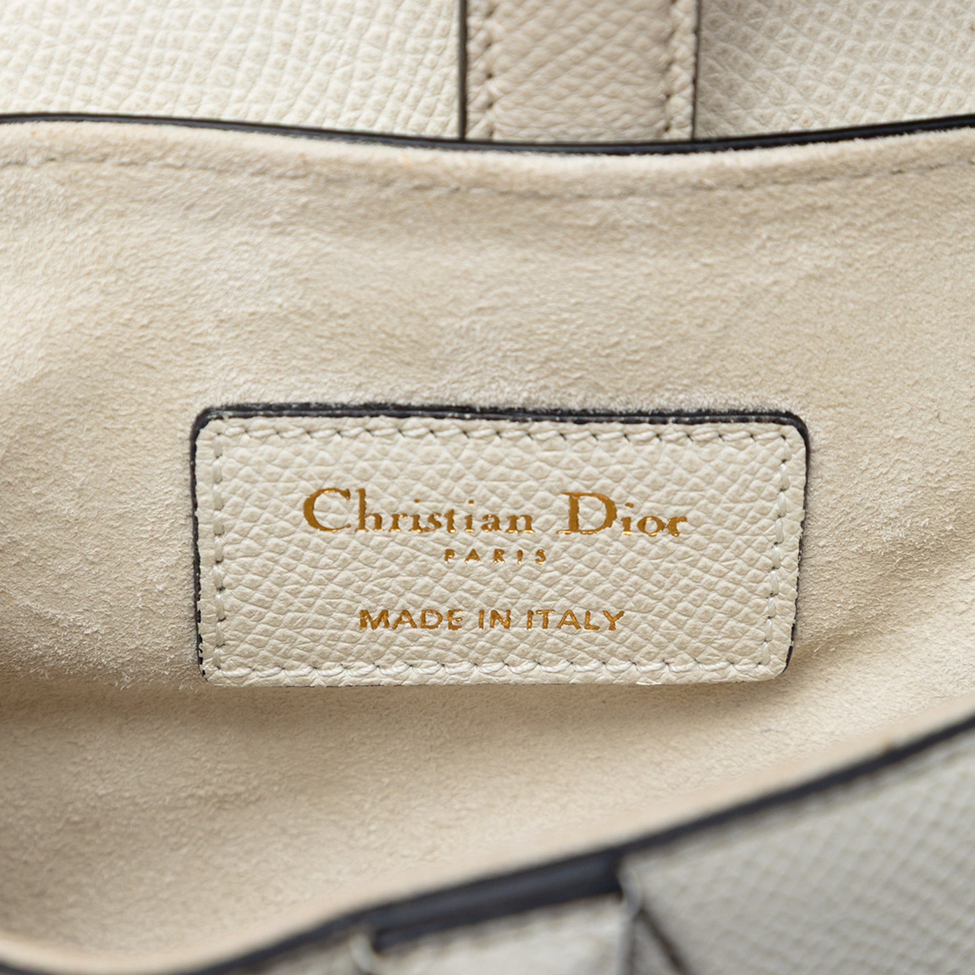 Dior Mini Grained Calfskin Saddle Bag - image 5
