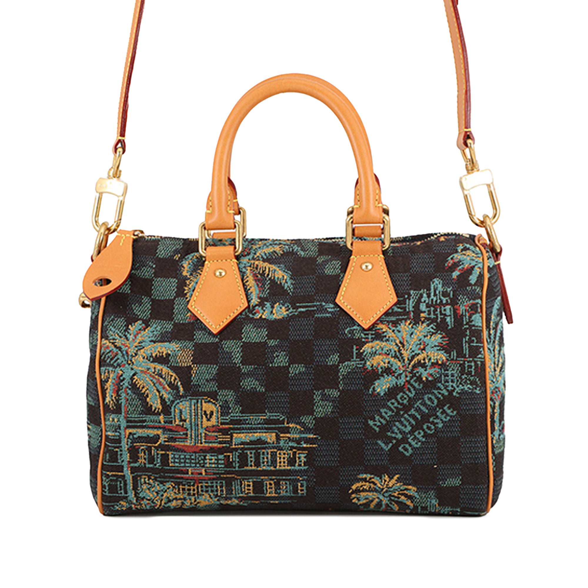 Louis Vuitton Damier Checkerboard Palm Trees Speedy Bandouliere 25 - image 1