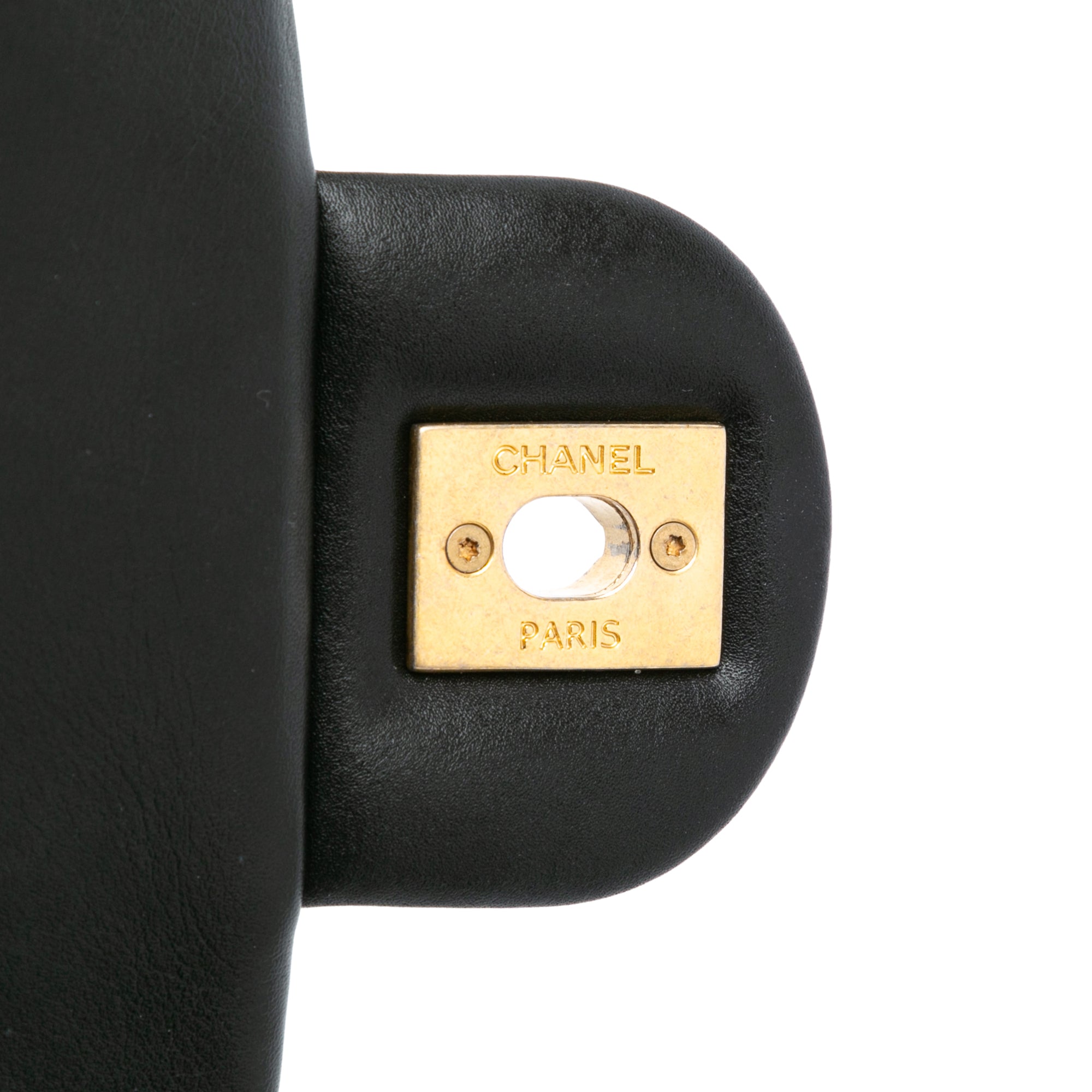 Chanel Mini Quilted Calfskin Crystal Pearls Chain Flap - image 6