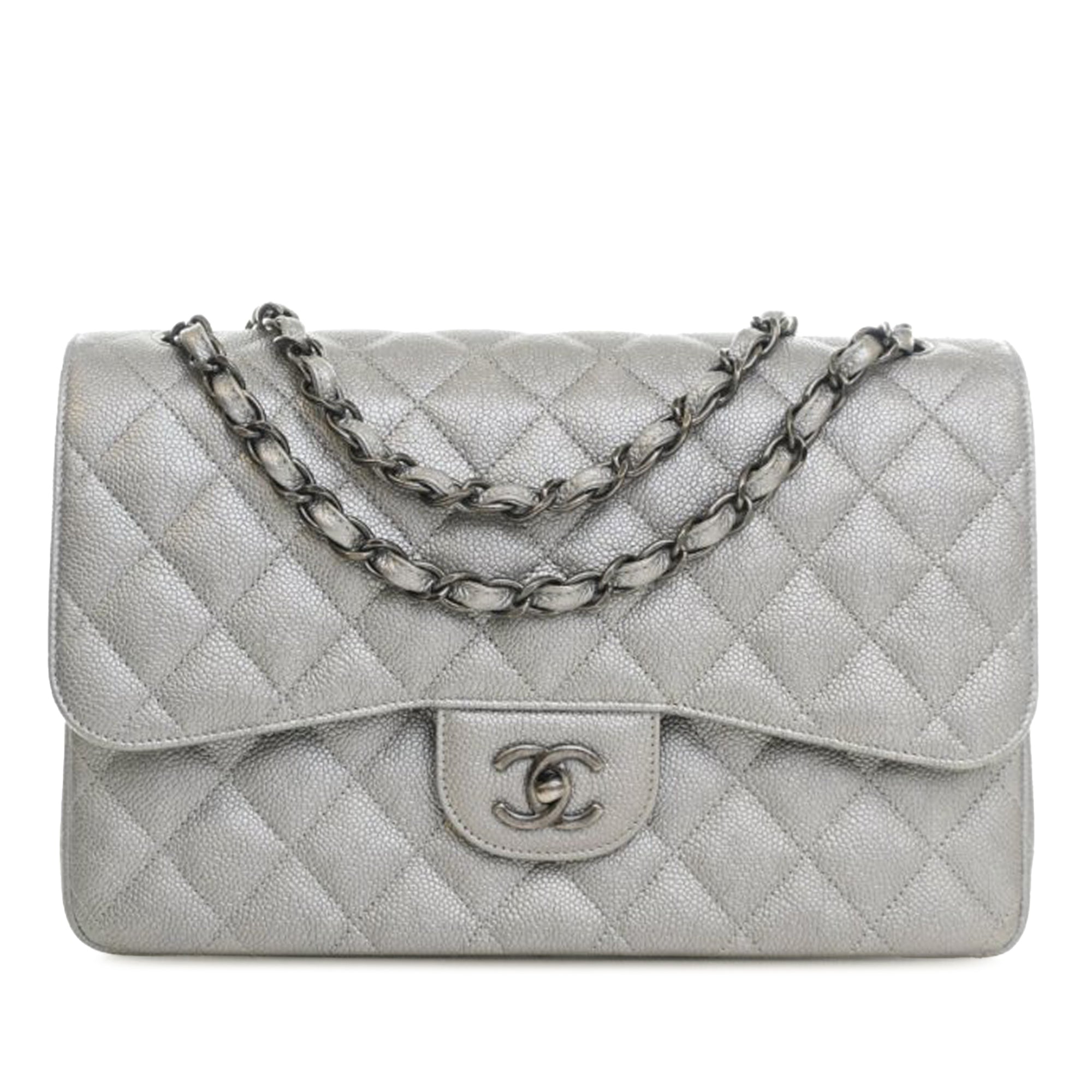 Chanel Jumbo Classic Caviar Double Flap - image 1
