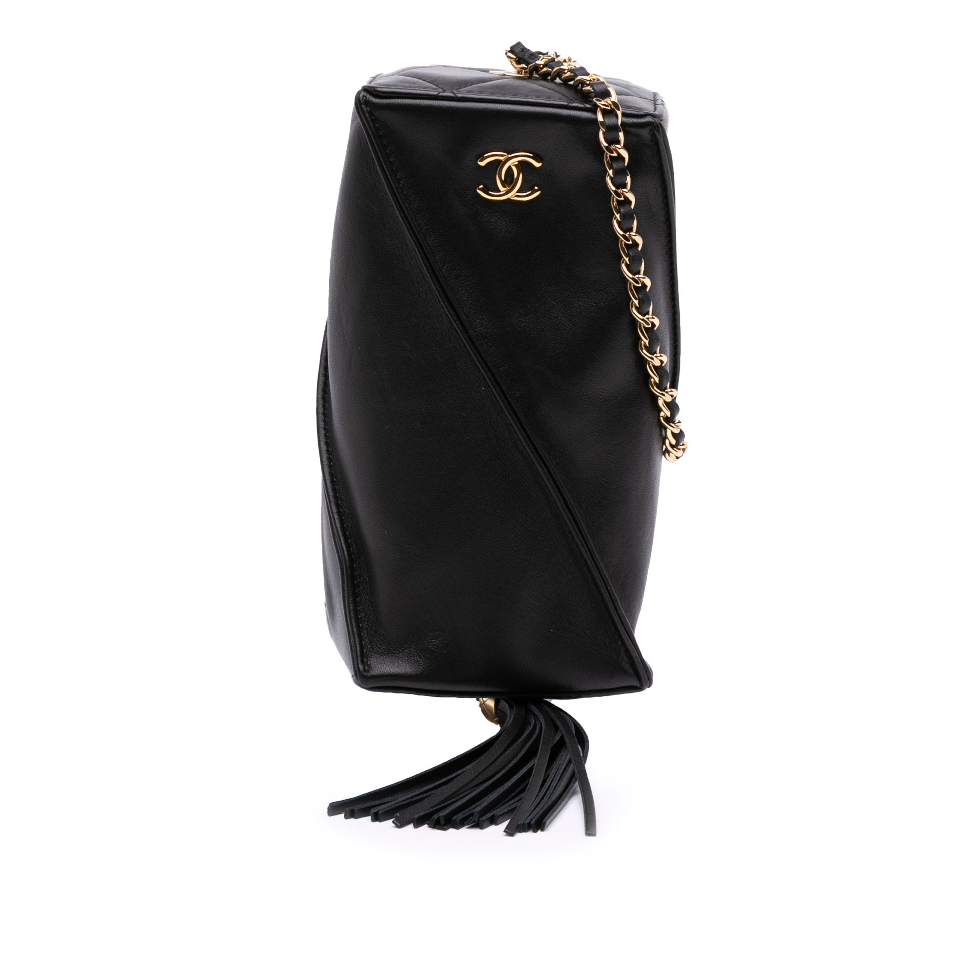 Chanel Metiers d'Art CC Lambskin Tassel Rectangle Clutch with Chain - image 1
