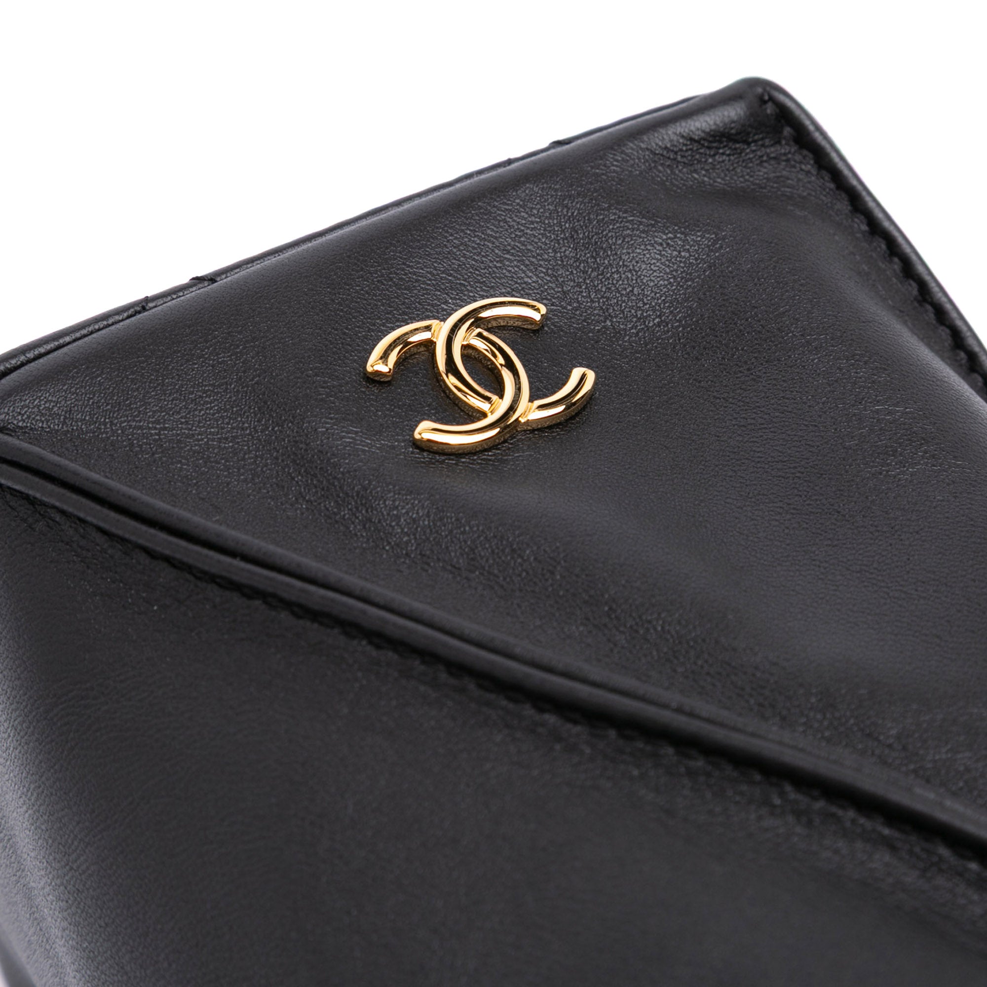 Chanel Metiers d'Art CC Lambskin Tassel Rectangle Clutch with Chain - image 5