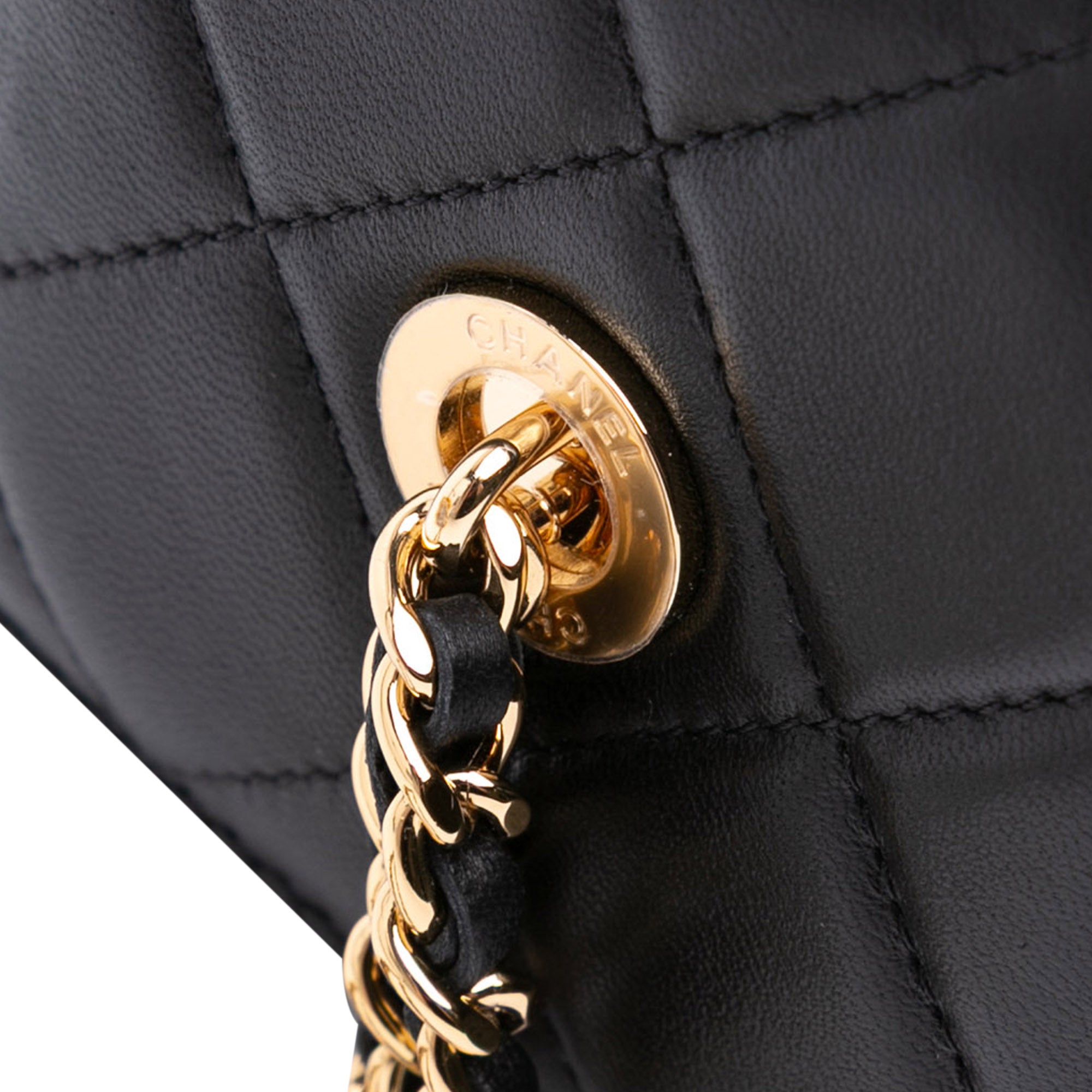 Chanel Metiers d'Art CC Lambskin Tassel Rectangle Clutch with Chain - image 9