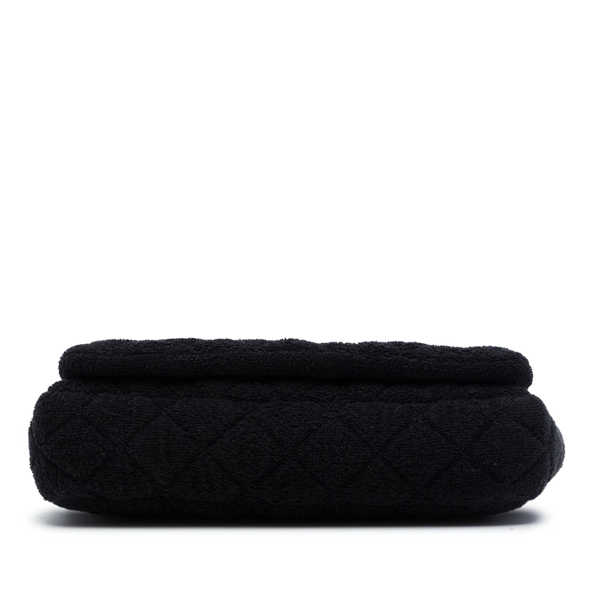 Chanel CC Quilted Terry Cloth Flap - image 3