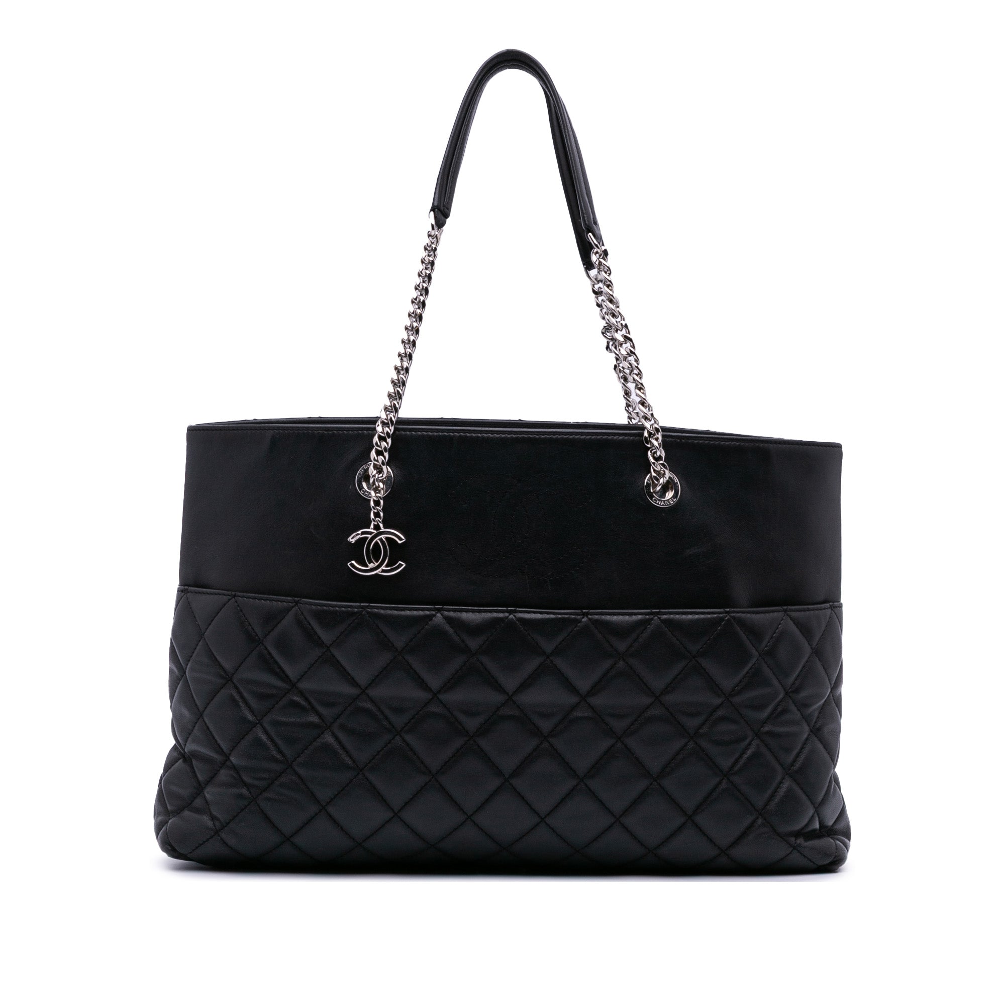 Chanel CC Quilted Lambskin Urban Delight Tote - image 1