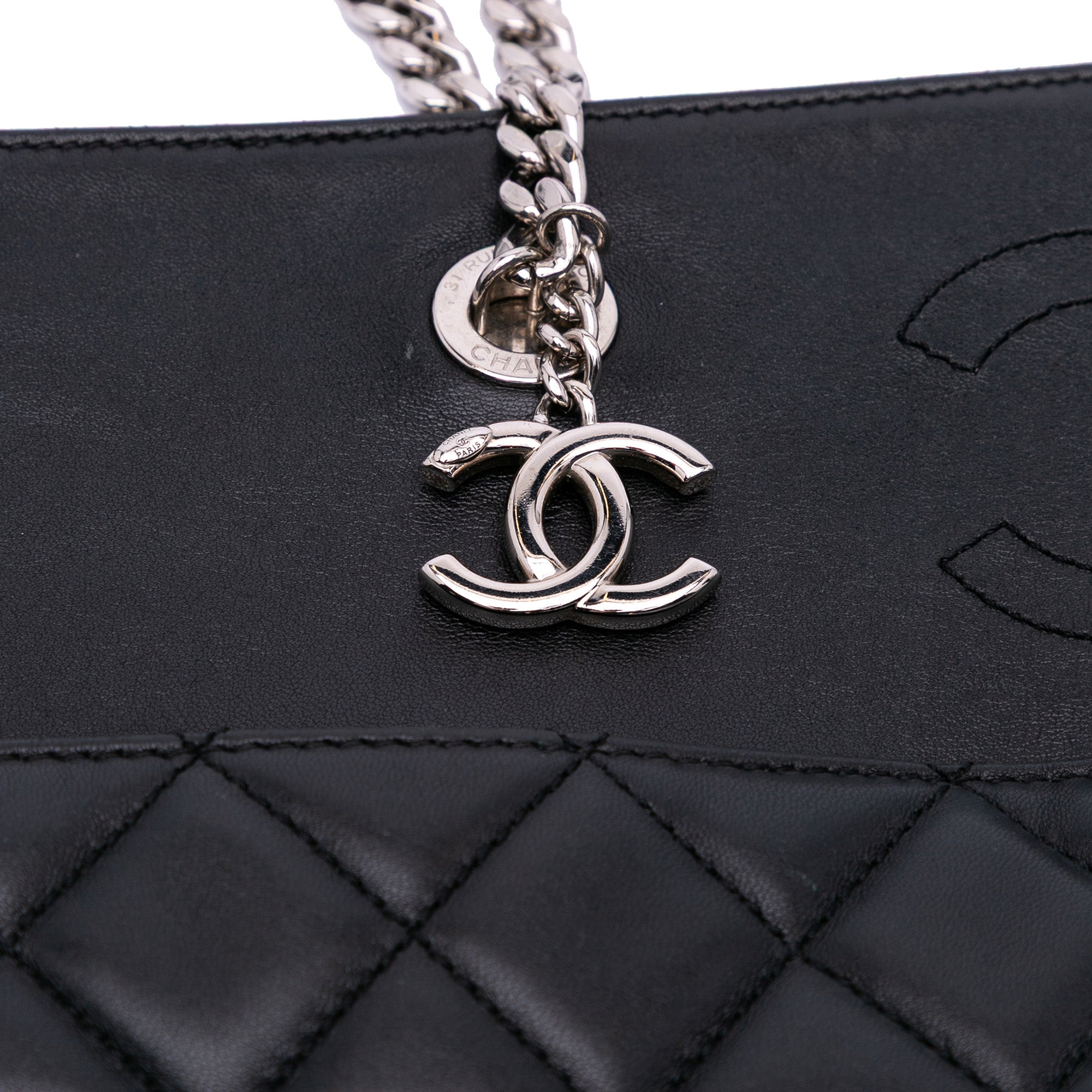 Chanel CC Quilted Lambskin Urban Delight Tote - image 9