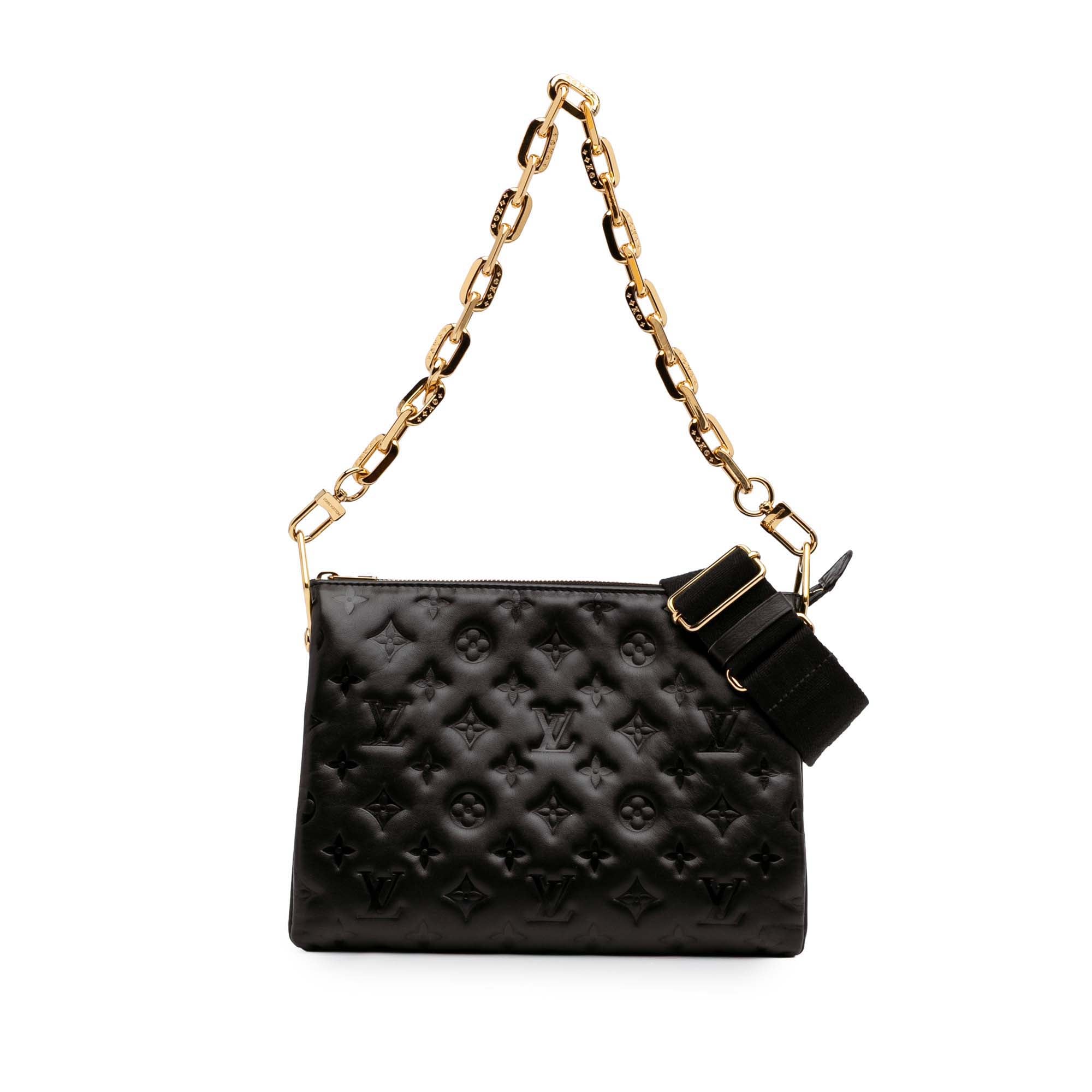 Louis Vuitton Monogram Embossed Puffy Lambskin Coussin PM - image 1