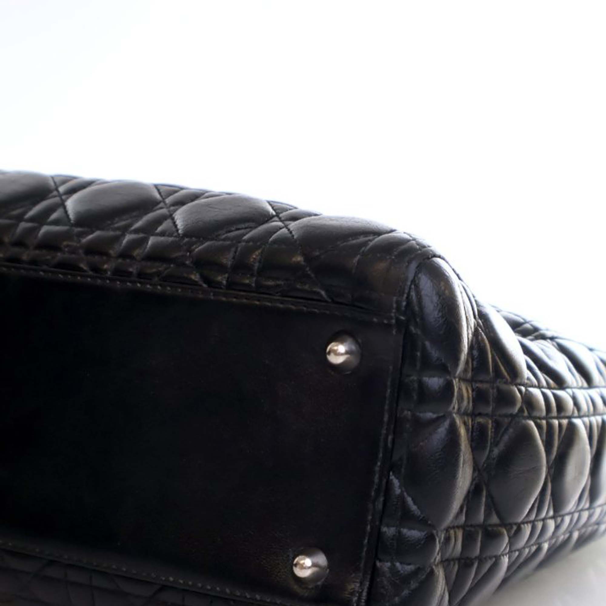 Dior Large Lambskin Cannage Lady Dior - image 11